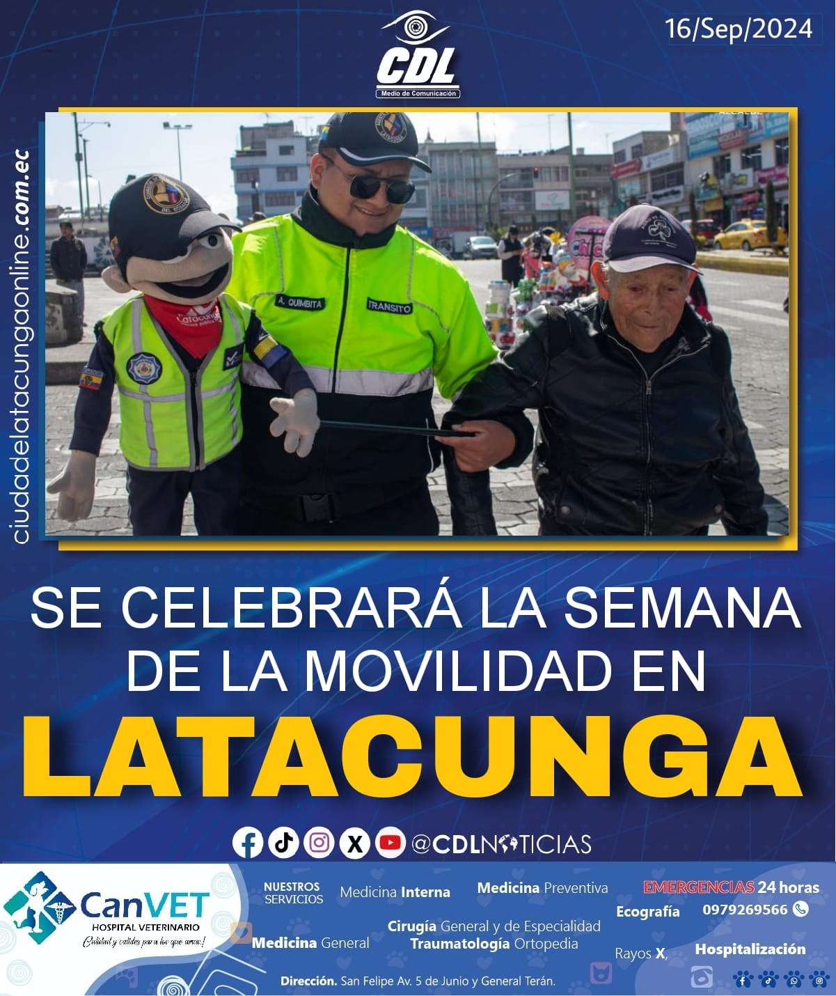 SE CELEBRARÁ LA SEMANA DE LA MOVILIDAD EN LATACUNGA