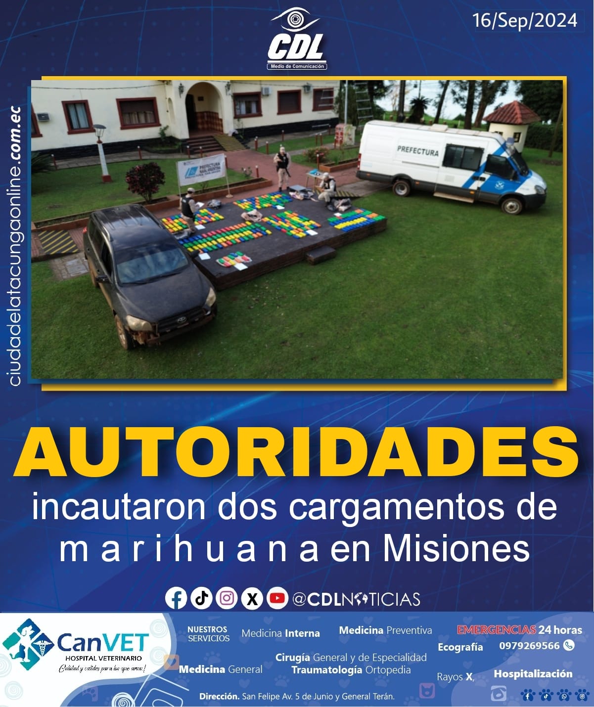 Autoridades incautaron dos cargamentos de m a r i h u a n a en Misiones