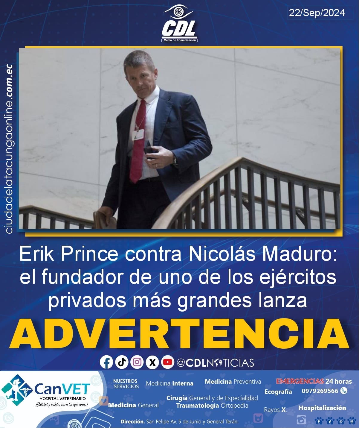 Erik Prince contra Nicolás Maduro: el fundador de uno de los ejércitos privados más grandes lanza advertencia