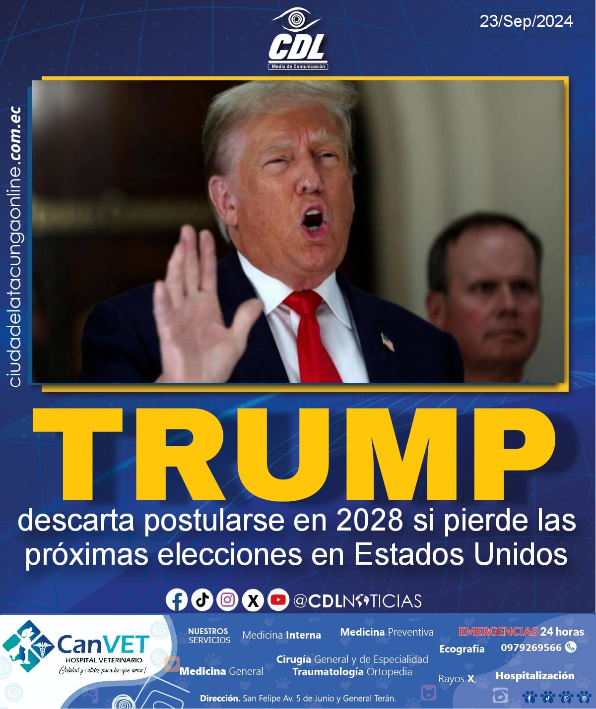Donald Trump descarta postularse en 2028 si pierde las próximas elecciones en Estados Unidos