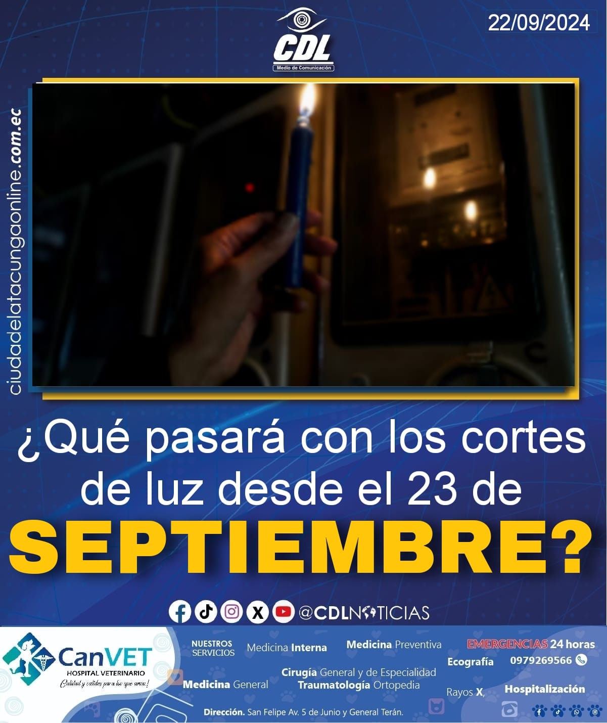 ¿Qué pasará con los cortes de luz desde el 23 de septiembre?