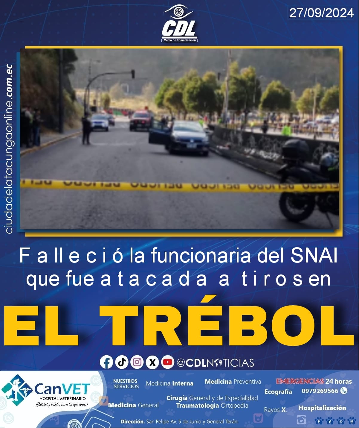 F a ll e c i ó la funcionaria del SNAI que fue a t a c a d a a t i r o s en El Trébol