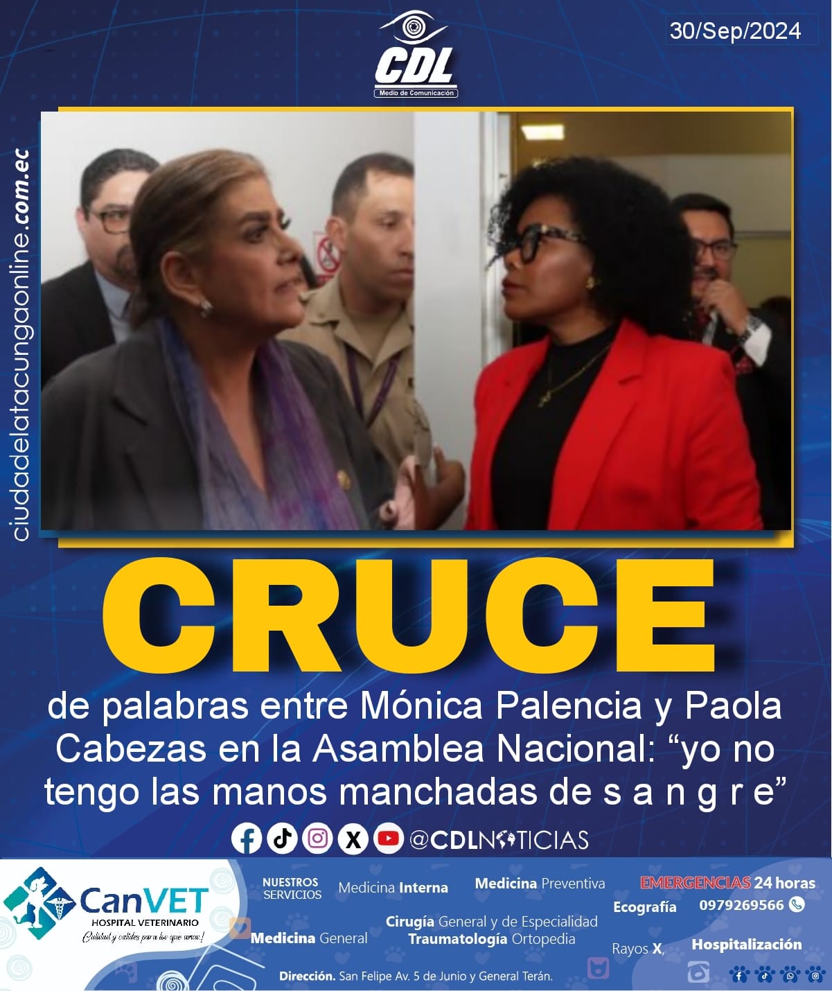 Cruce de palabras entre Mónica Palencia y Paola Cabezas en la Asamblea Nacional: “yo no tengo las manos manchadas de s a n g r e”
