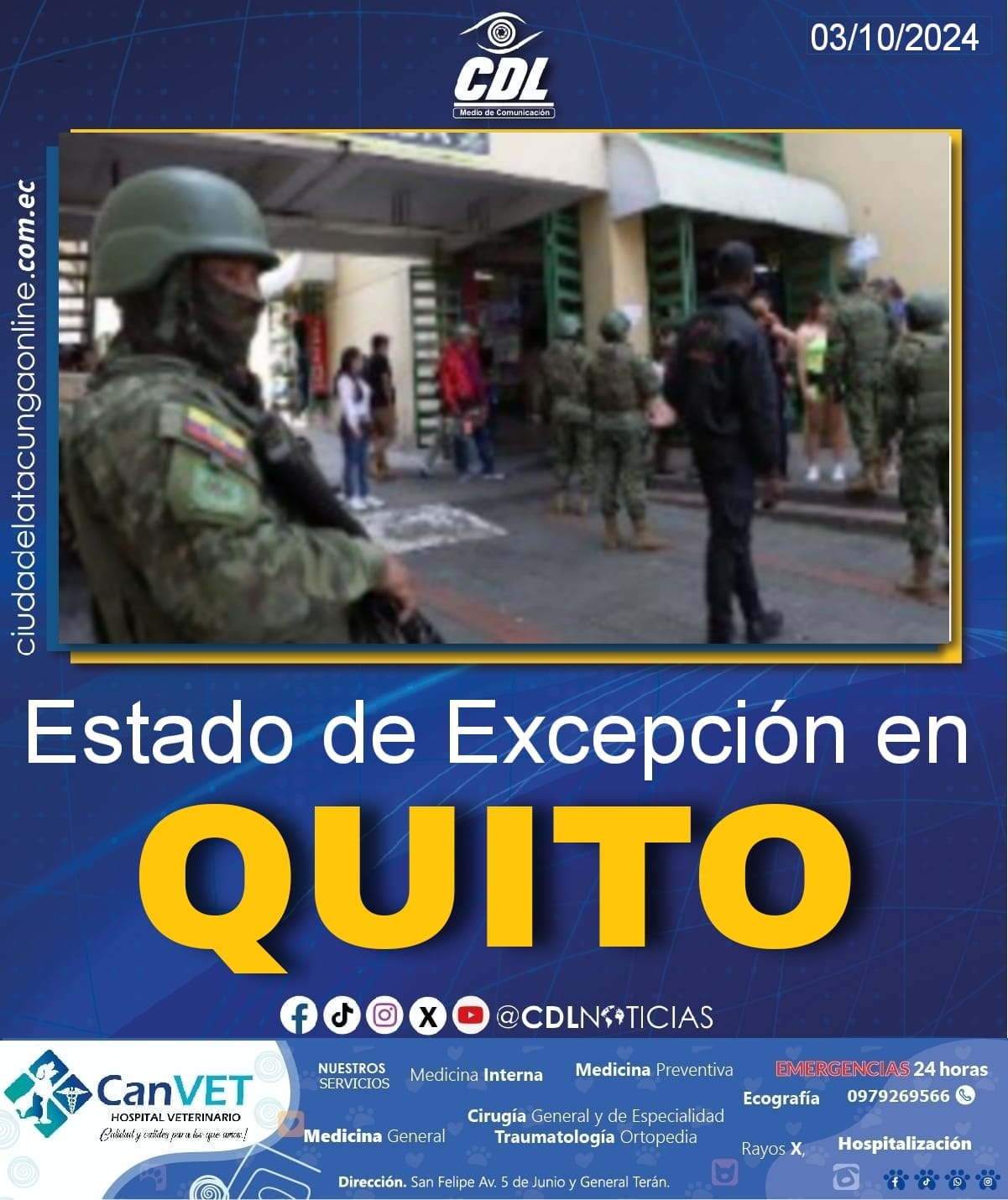 Estado de Excepción en Quito