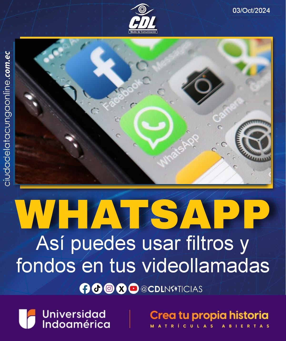 WhatsApp | Así puedes usar filtros y fondos en tus videollamadas