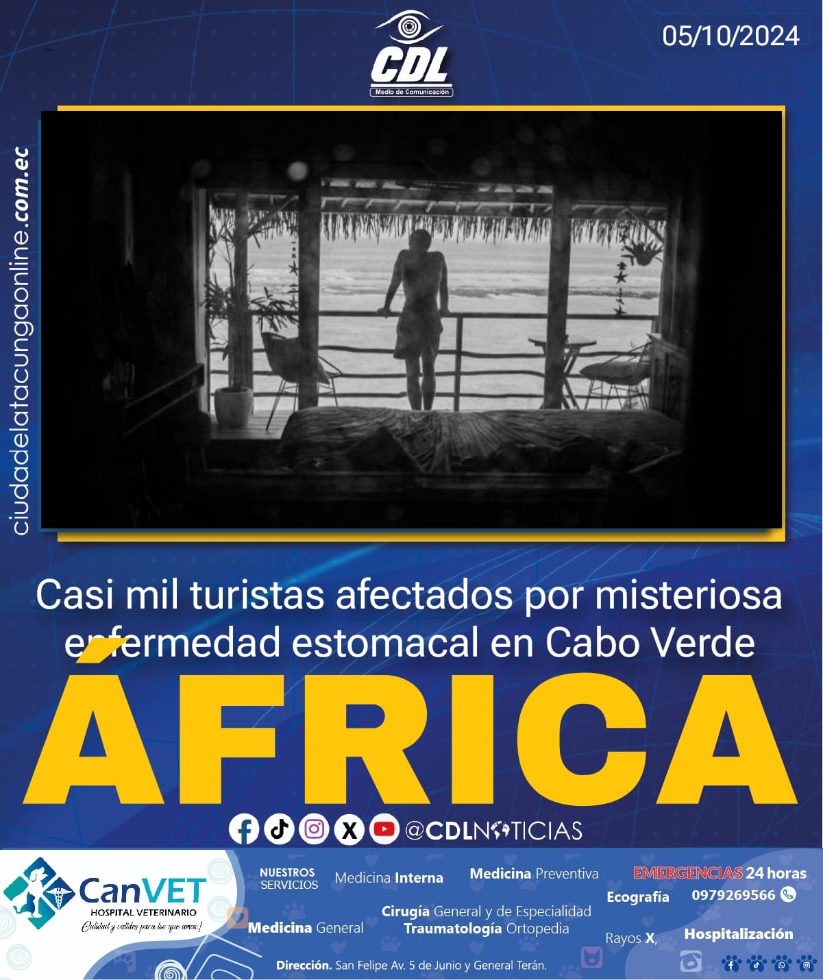 Casi mil turistas afectados por misteriosa enfermedad estomacal en Cabo Verde: ‘un sueño convertido en pesadilla’