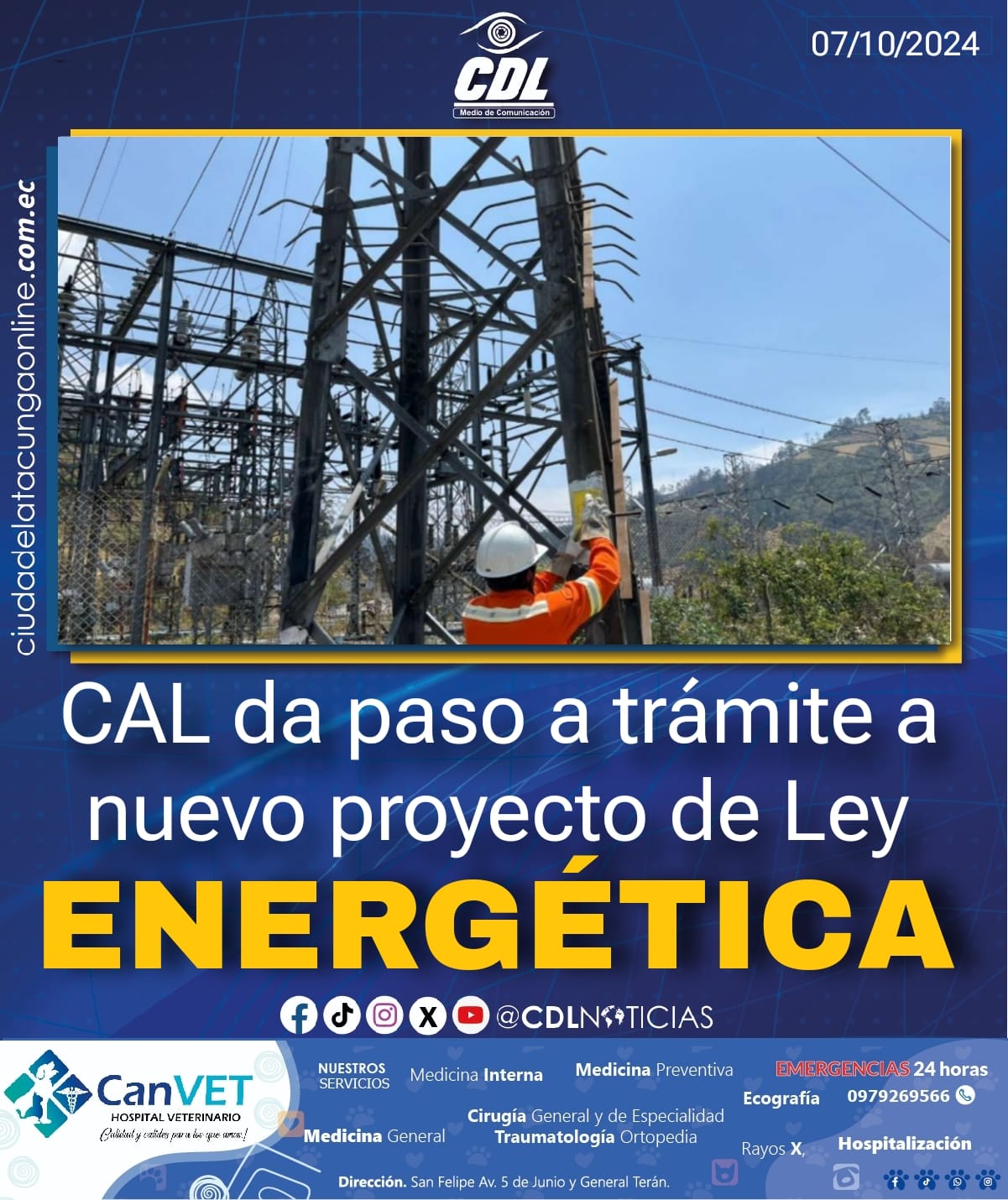 CAL da paso a trámite a nuevo proyecto de Ley Energética