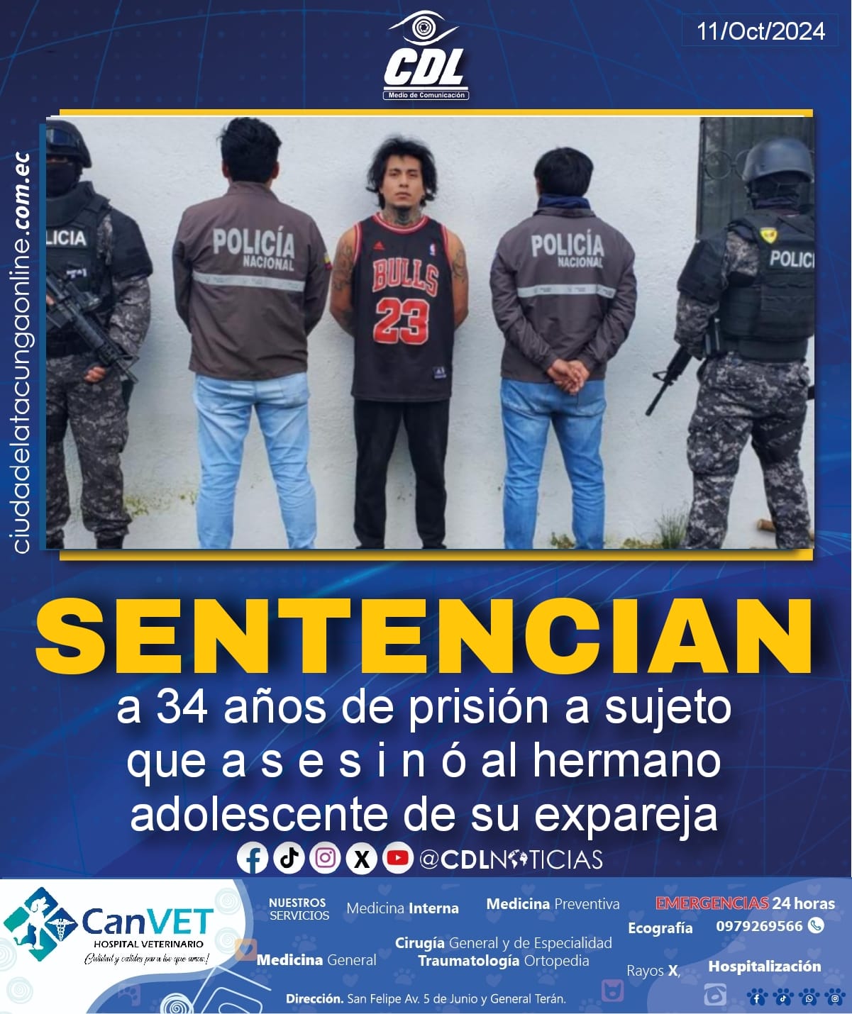 Sentencian a 34 años de prisión a sujeto que asesinó al hermano adolescente de su expareja