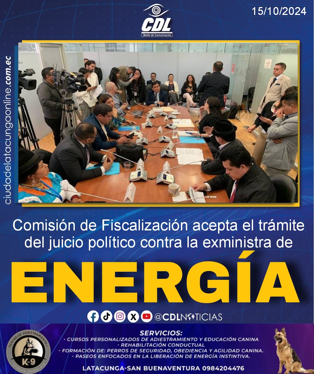 Comisión de Fiscalización acepta el trámite del juicio político contra la exministra de Energía