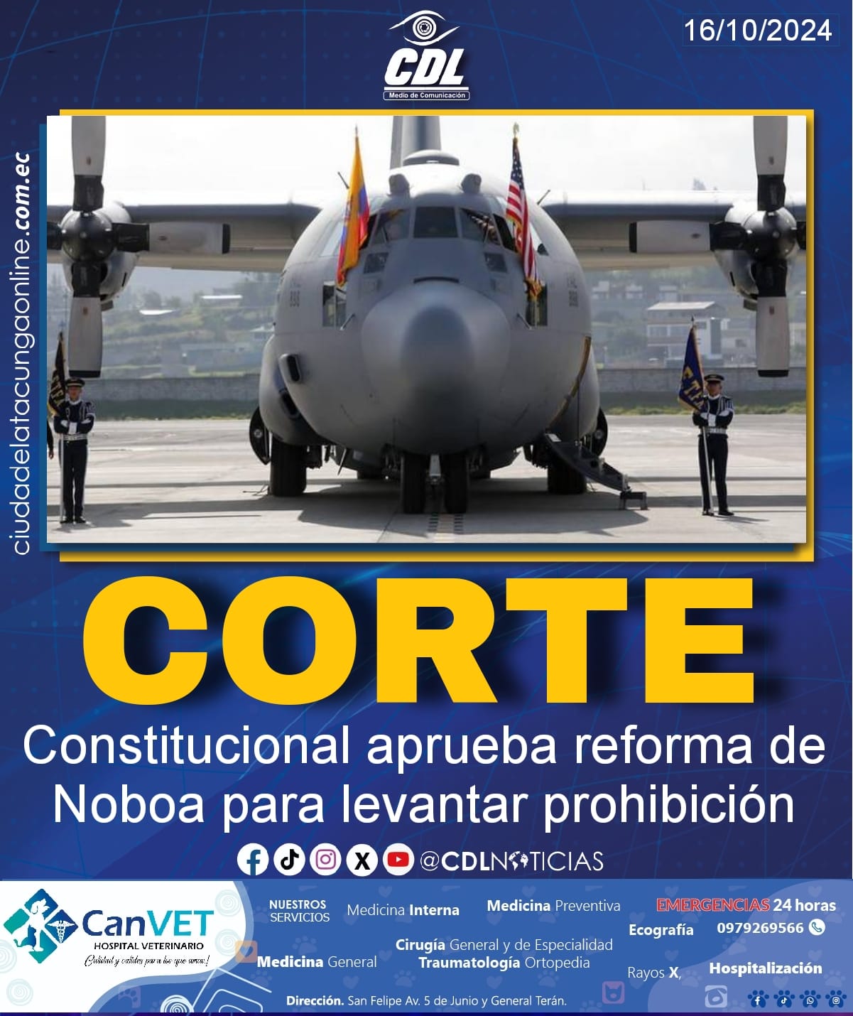 Bases militares extranjeras en Ecuador: Corte Constitucional aprueba reforma de Noboa para levantar prohibición