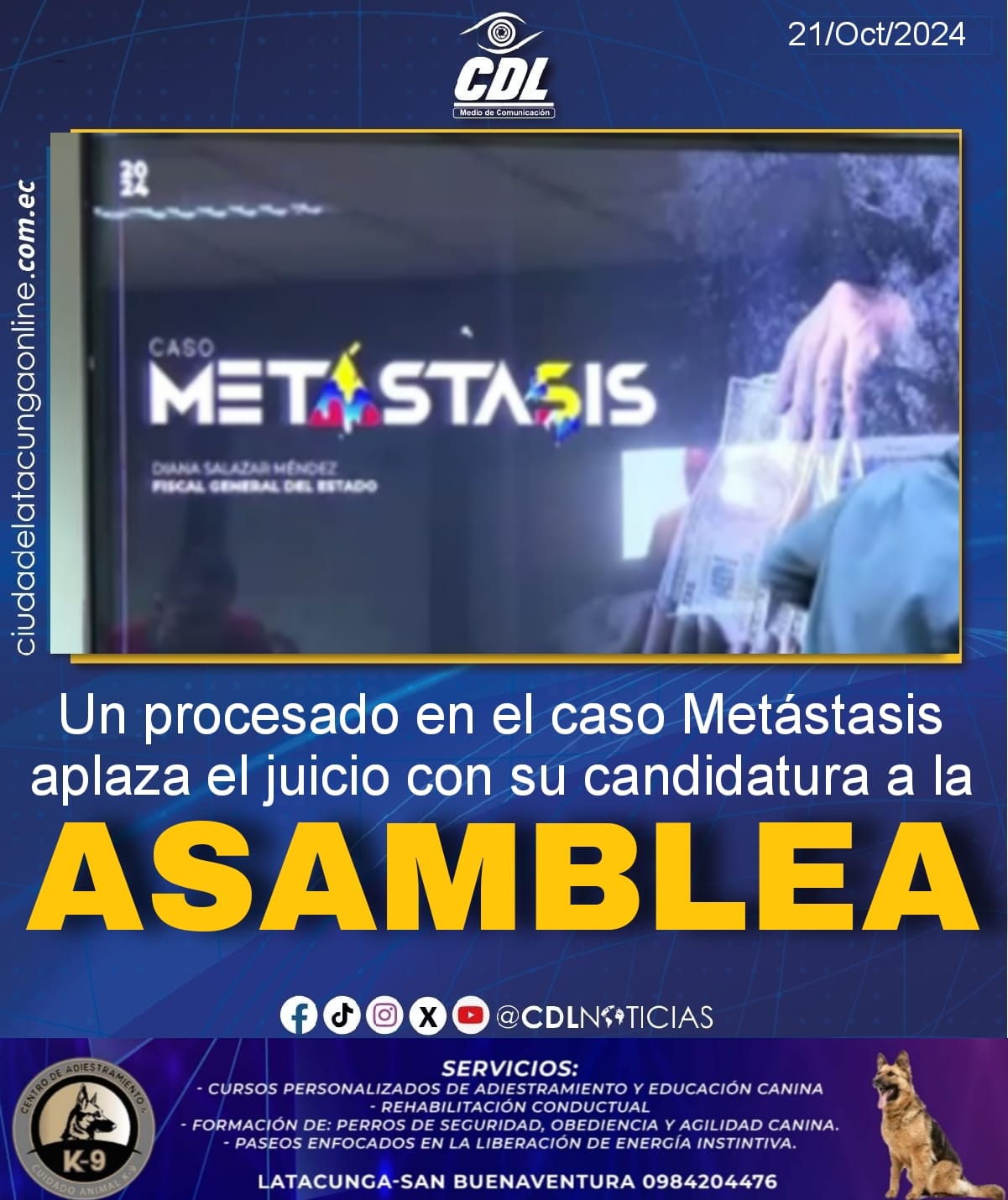 Un procesado en el caso Metástasis aplaza el juicio con su candidatura a la Asamblea