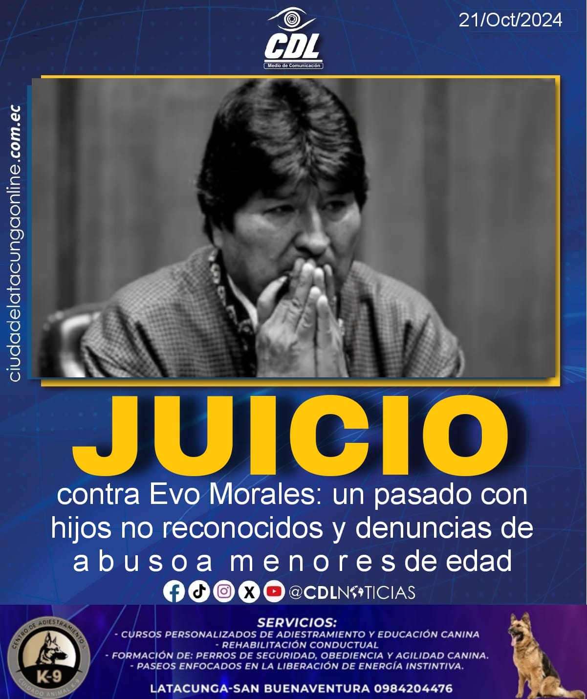 Juicio contra Evo Morales: un pasado con hijos no reconocidos y denuncias de a b u s o a m e n o r e s de edad