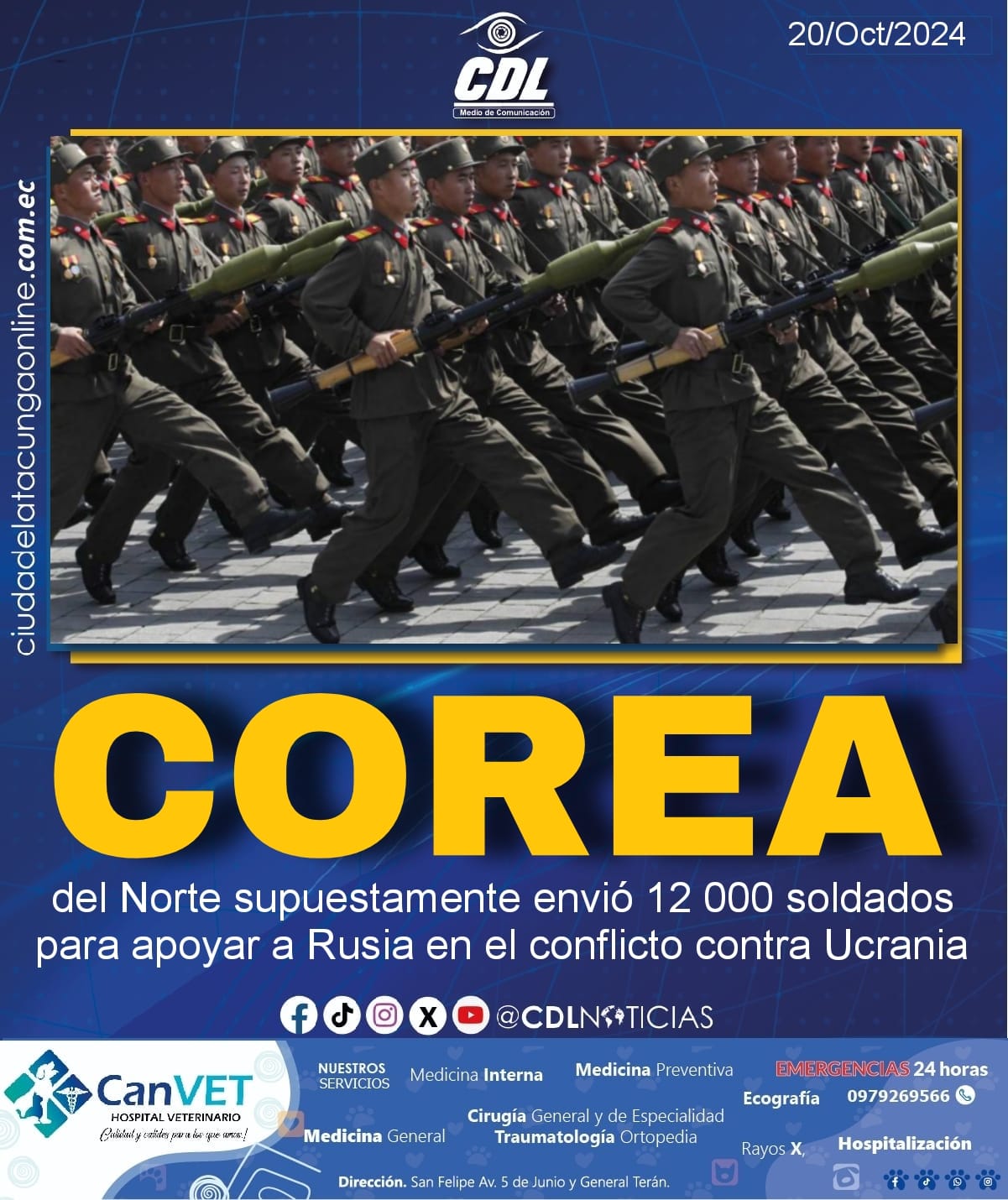 Corea del Norte supuestamente envió 12 000 soldados para apoyar a Rusia en el conflicto contra Ucrania