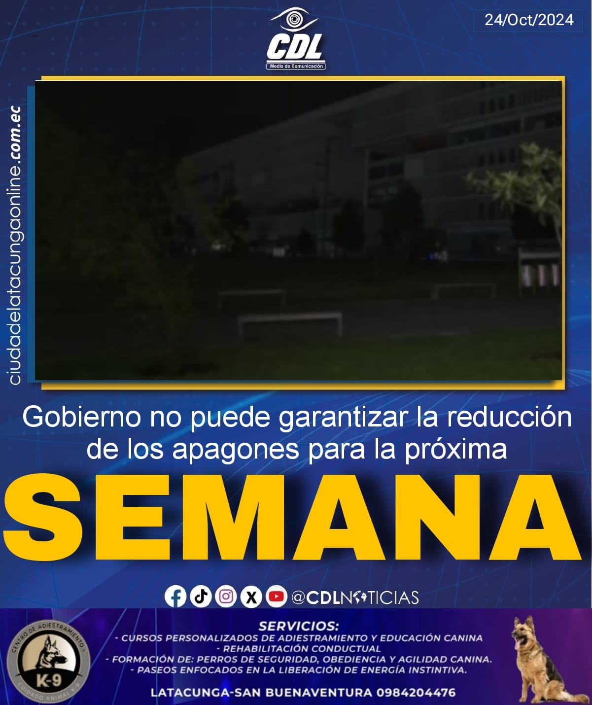 El Gobierno no puede garantizar la reducción de los apagones para la próxima semana