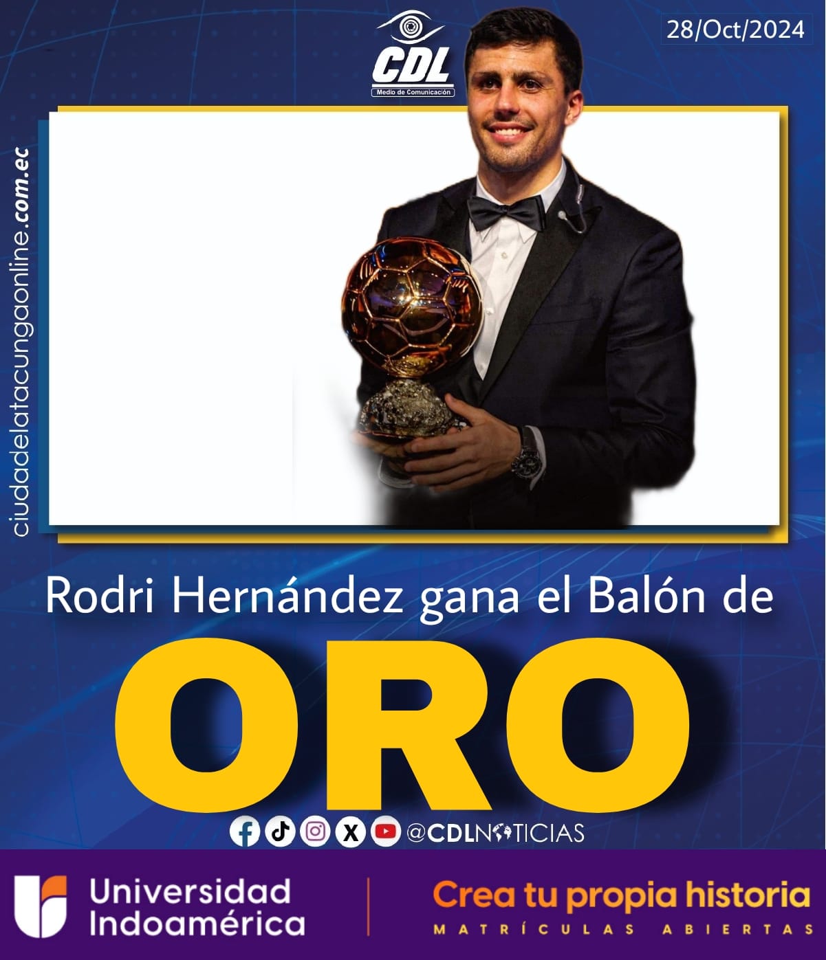 Rodri Hernández gana el Balón de Oro