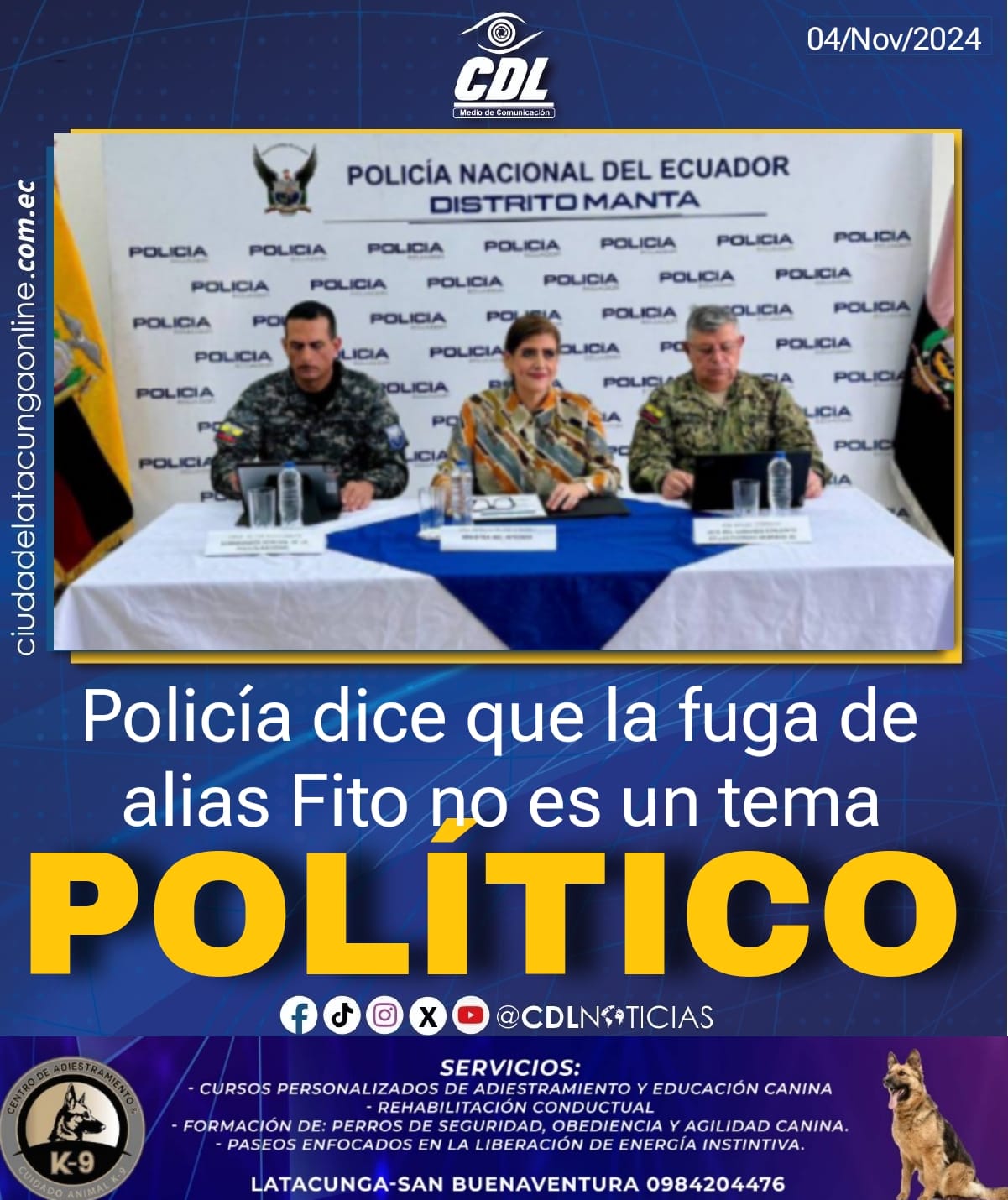La Policía dice que la fuga de alias Fito no es un tema político