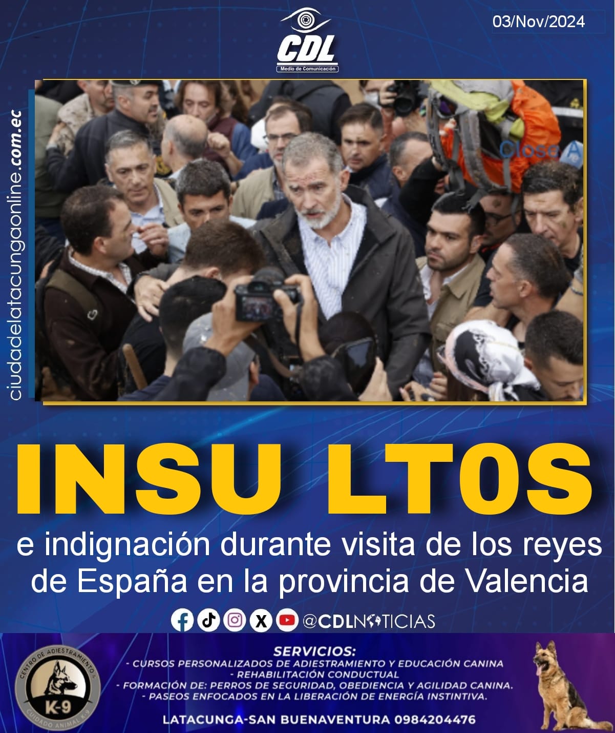 Ins ult os e indignación durante visita de los reyes de España en la provincia de Valencia
