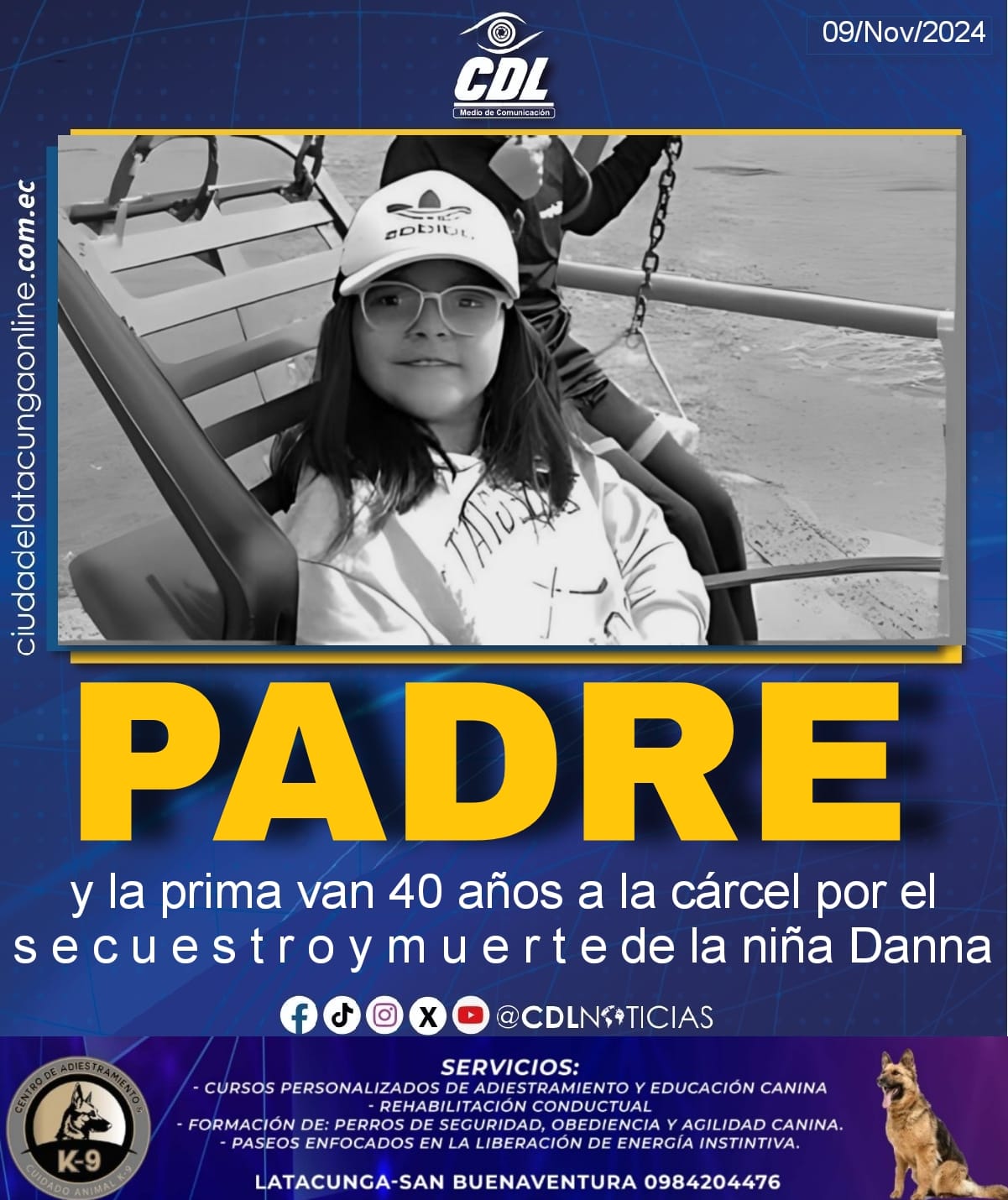 El padre y la prima van 40 años a la cárcel por el s e c u e s t r o y m u e r t e de la niña Danna