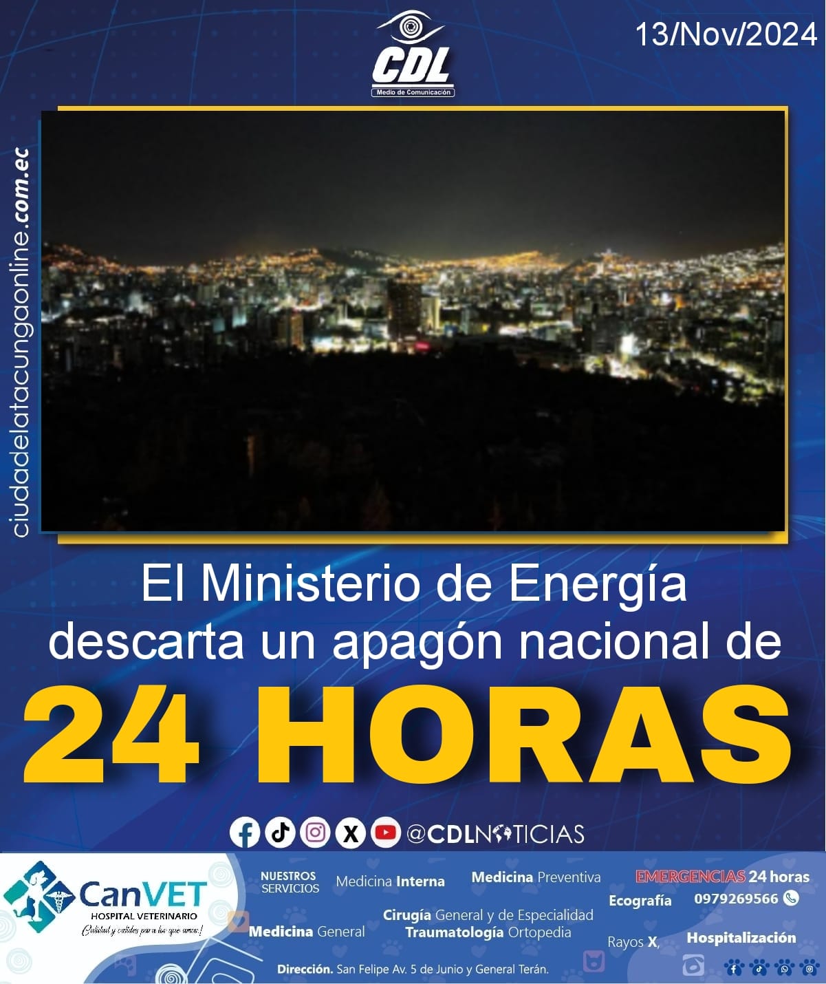 El Ministerio de Energía descarta un apagón nacional de 24 horas