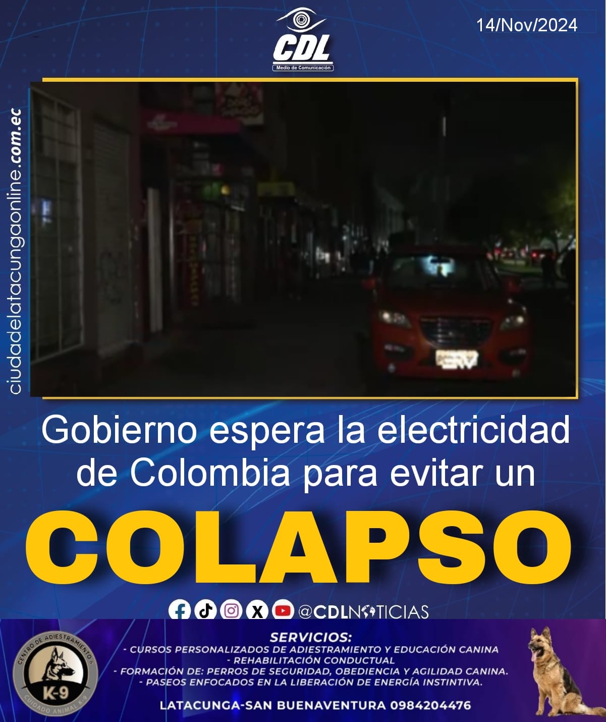 Crisis energética: el Gobierno espera la electricidad de Colombia para evitar un colapso