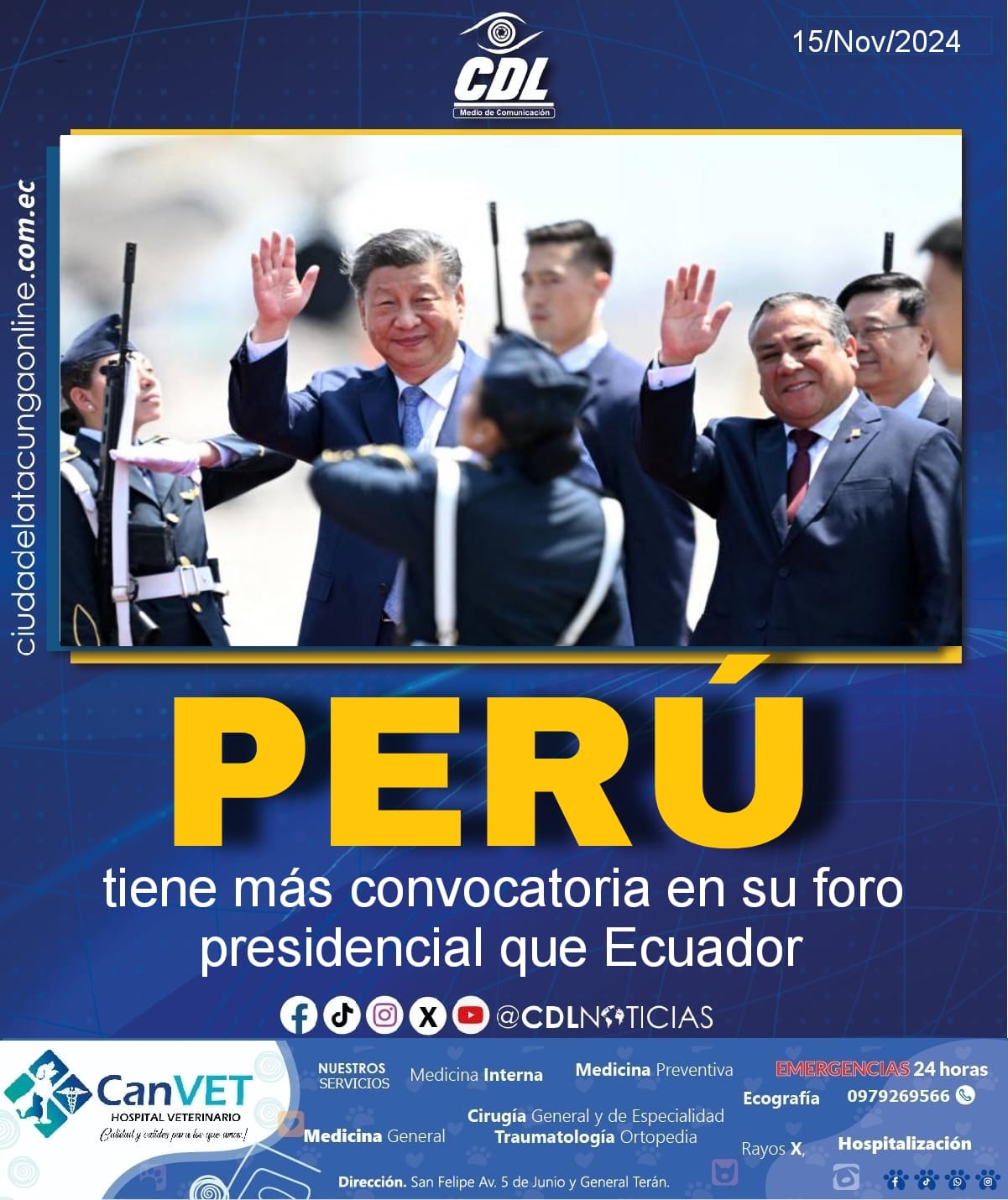Perú tiene más convocatoria en su foro presidencial que Ecuador