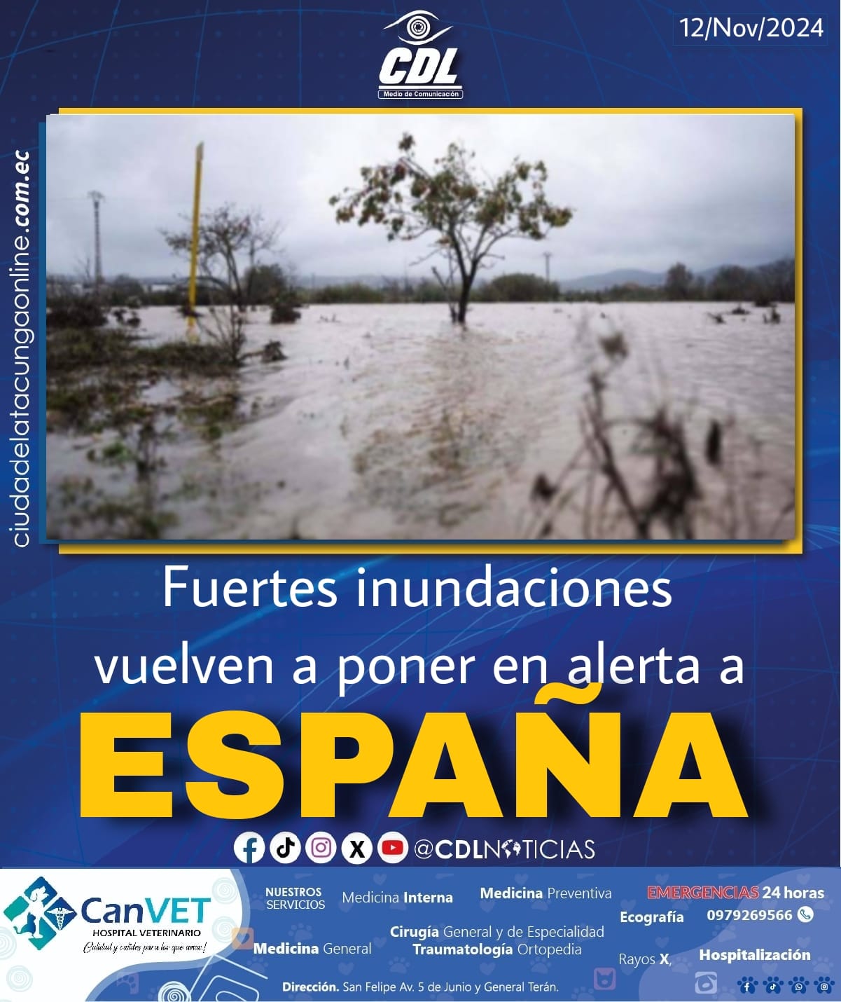 Fuertes inundaciones vuelven a poner en alerta a España