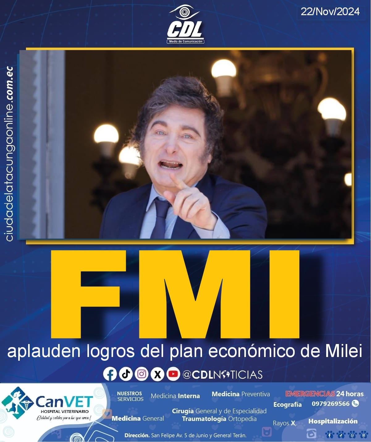 El FMI aplauden logros del plan económico de Milei
