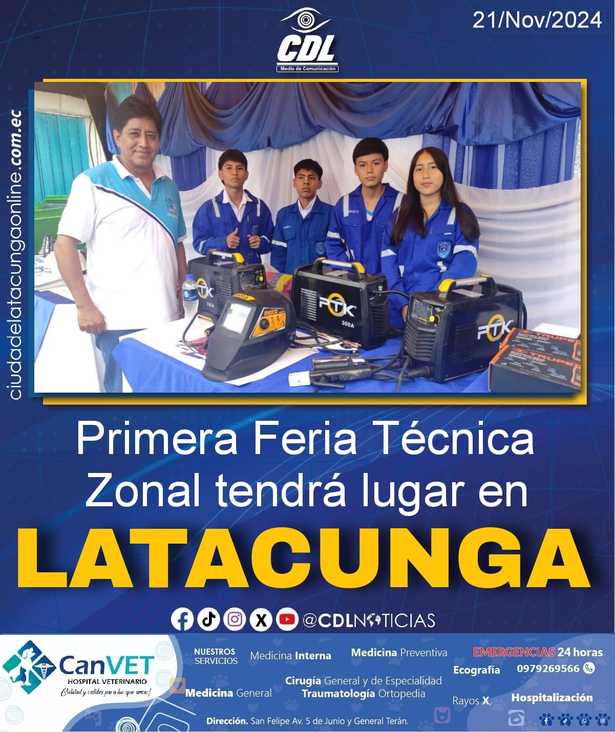 La Primera Feria Técnica Zonal tendrá lugar en Latacunga