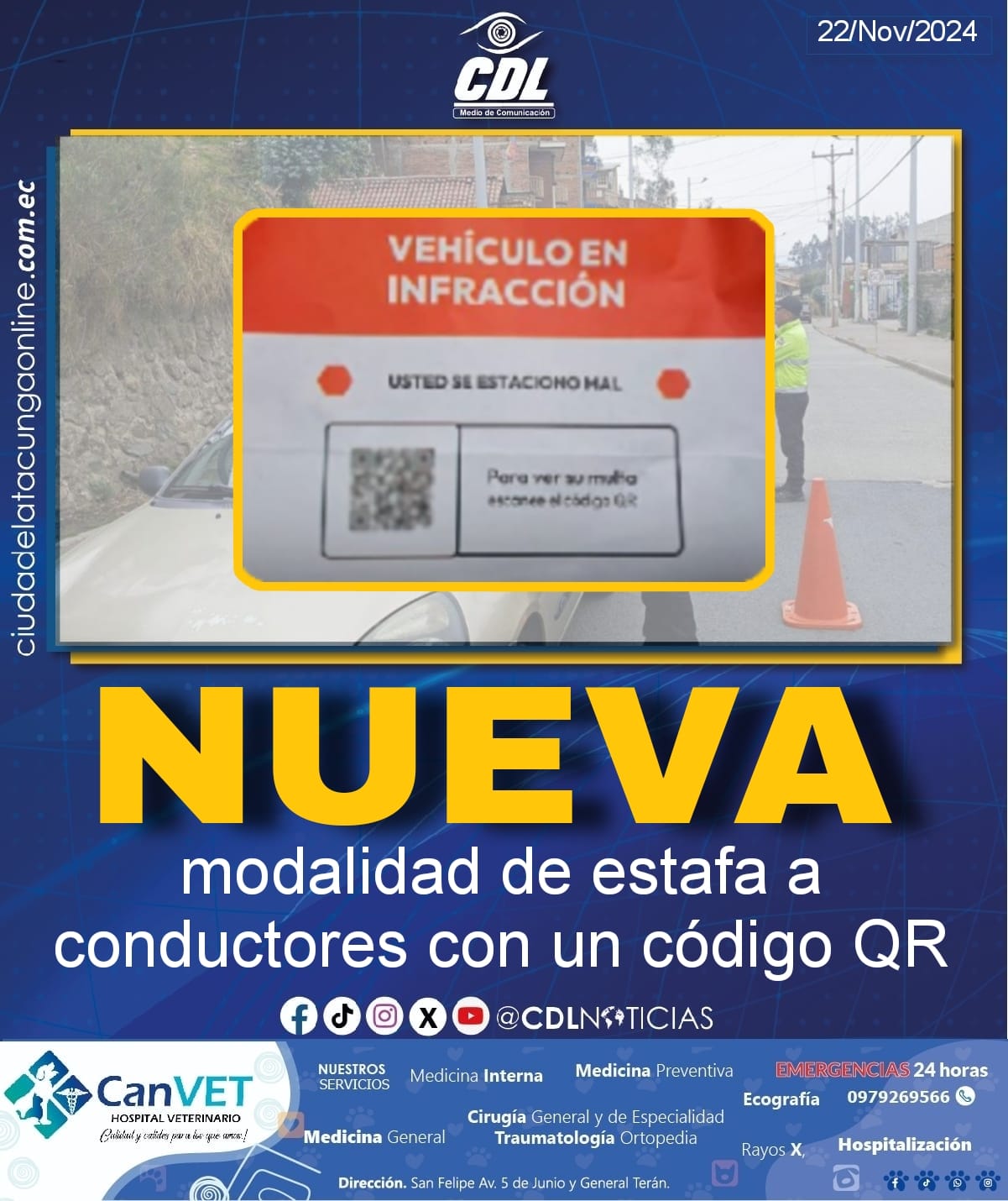 Nueva modalidad de estafa a conductores con un código QR