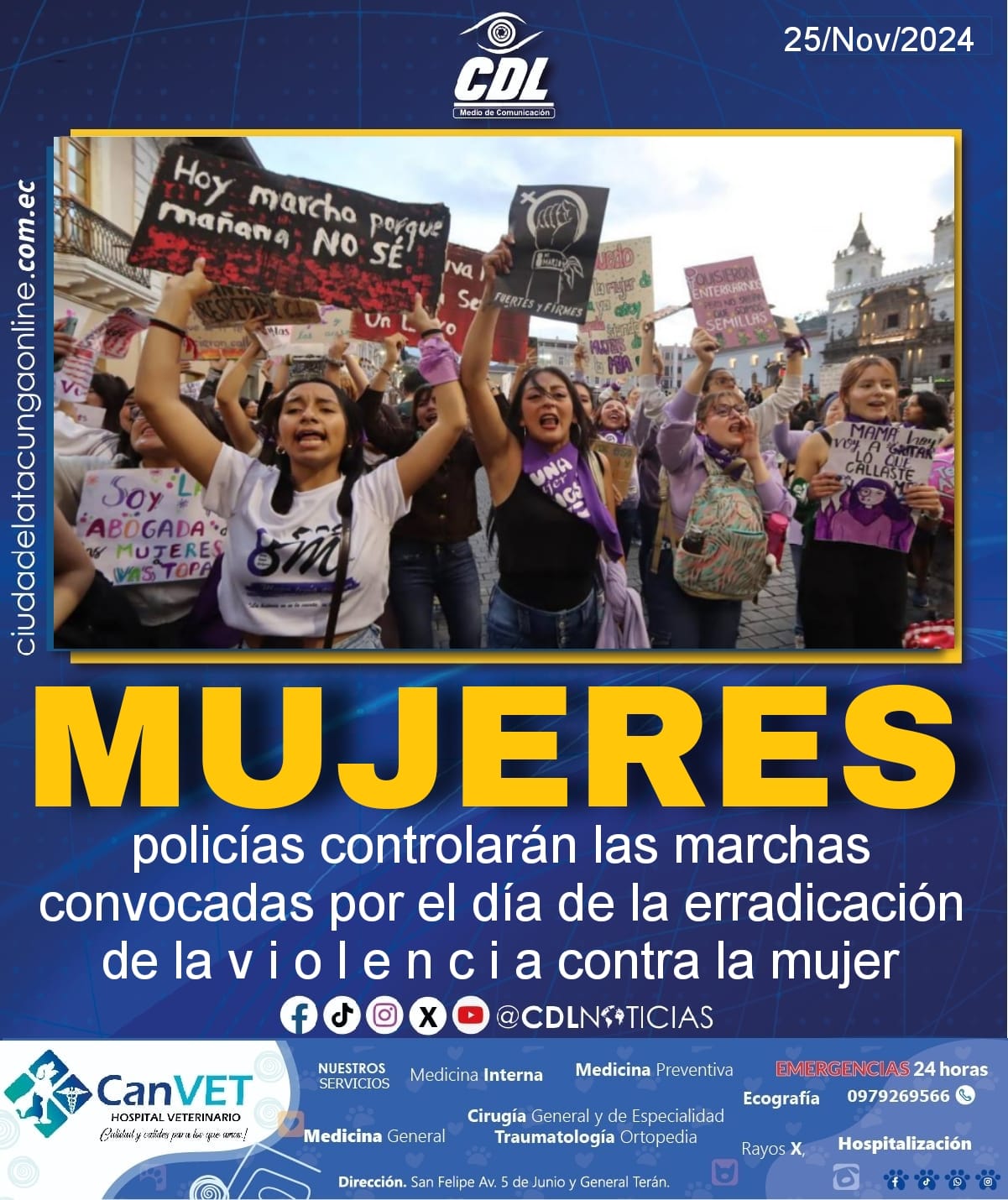 Las mujeres policías controlarán las marchas convocadas por el día de la erradicación de la v i o l e n c i a contra la mujer