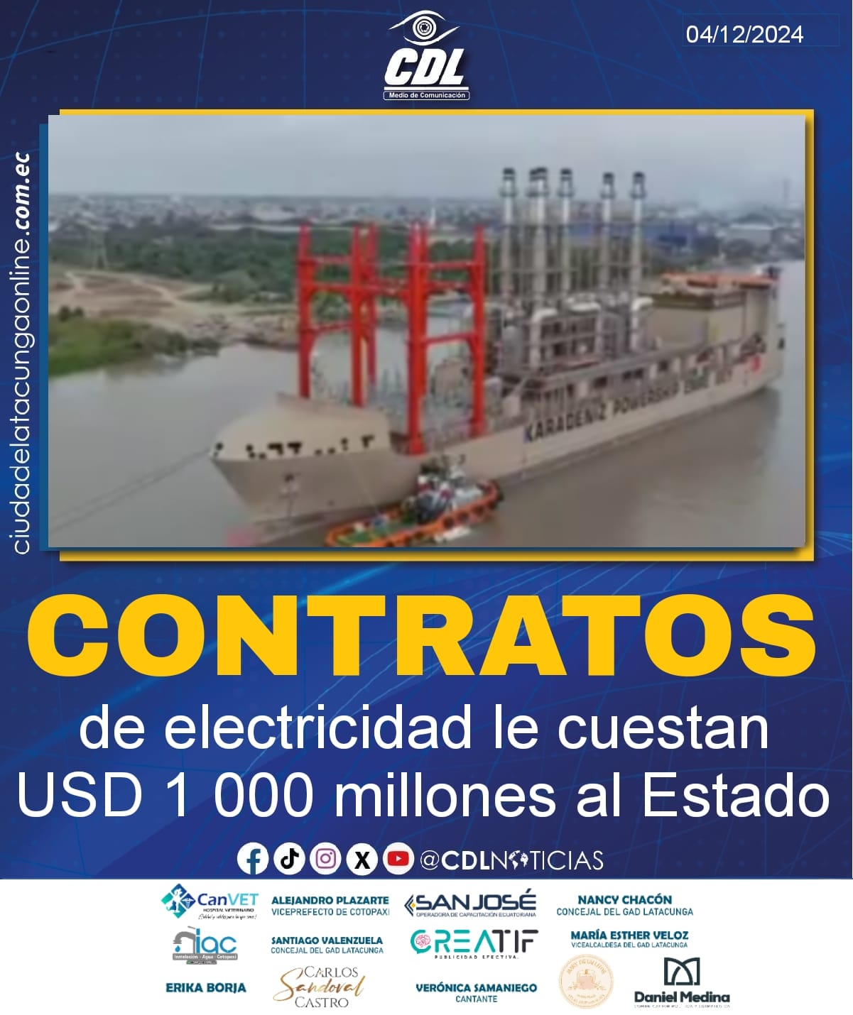 Los contratos de electricidad le cuestan USD 1 000 millones al Estado
