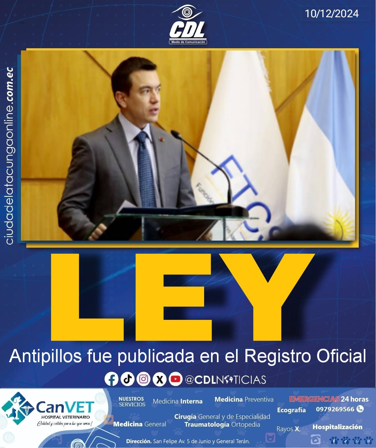 La Ley Antipillos fue publicada en el Registro Oficial
