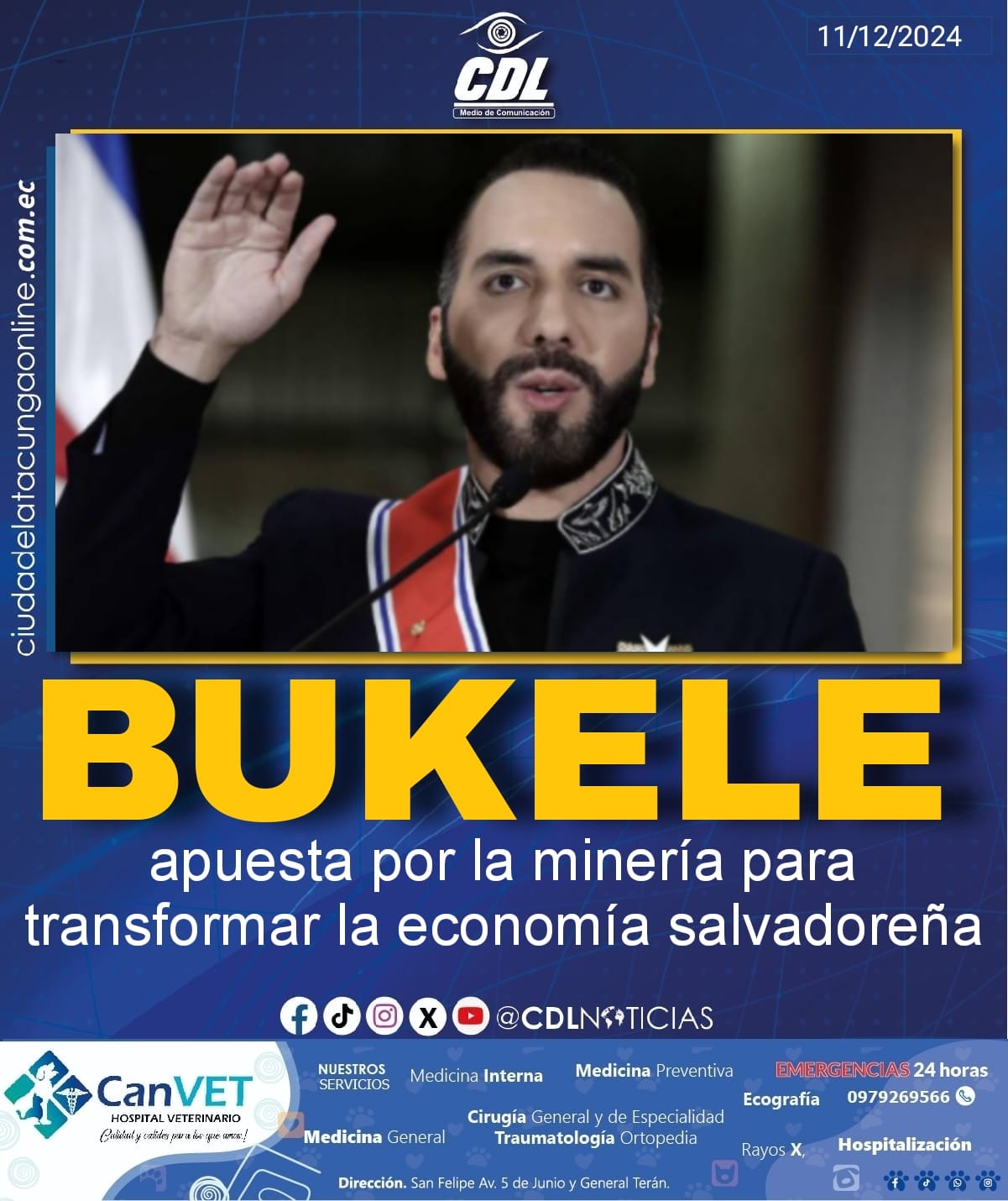 Bukele apuesta por la minería para transformar la economía salvadoreña