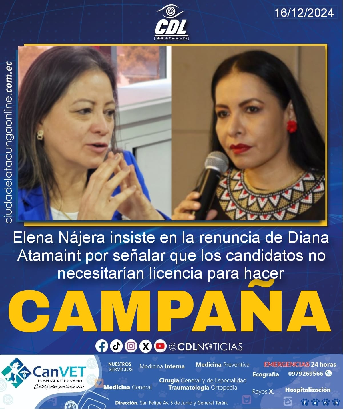 Elena Nájera insiste en la renuncia de Diana Atamaint por señalar que los candidatos no necesitarían licencia para hacer campaña