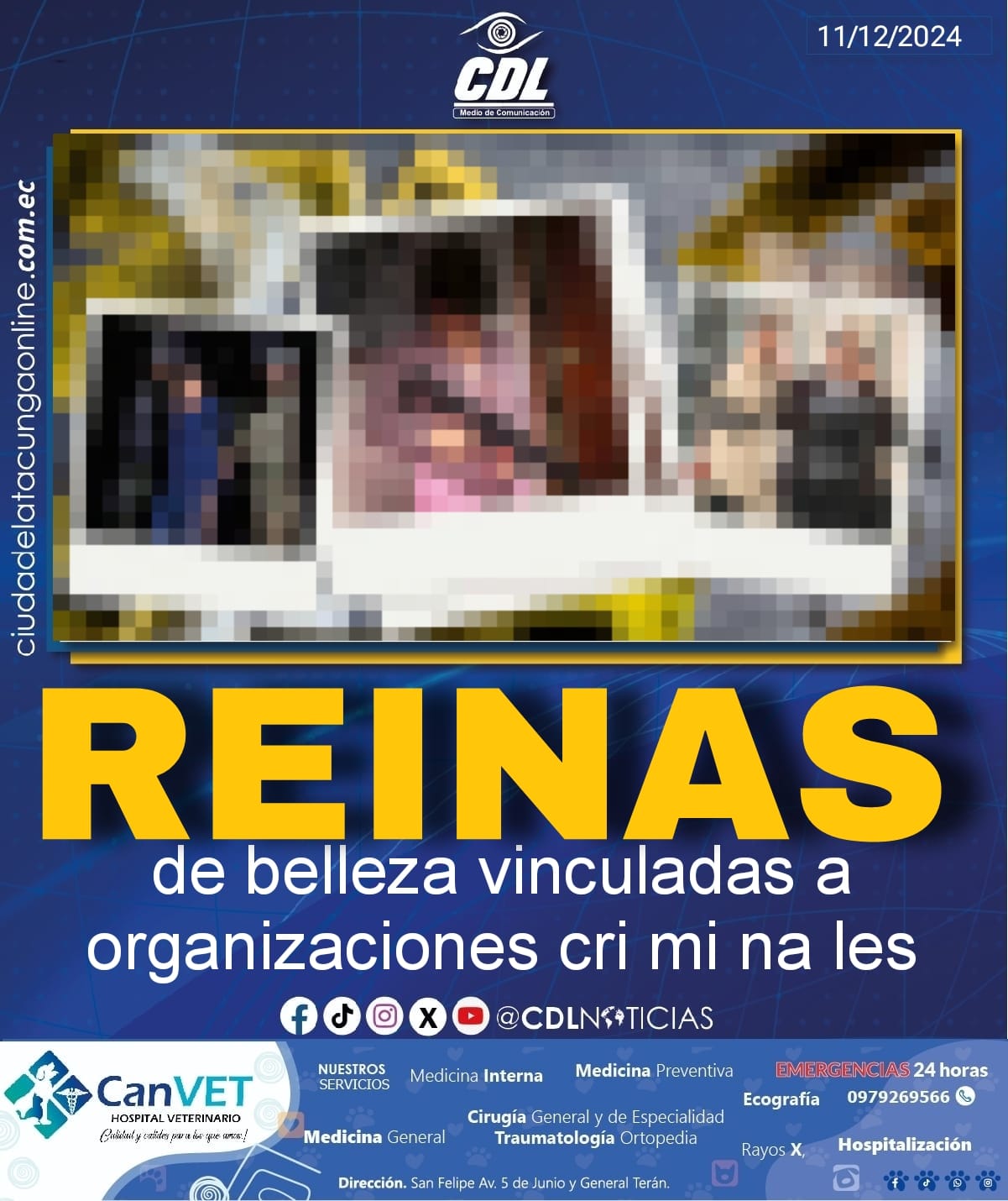 Reinas de belleza vinculadas a organizaciones cri mi na les
