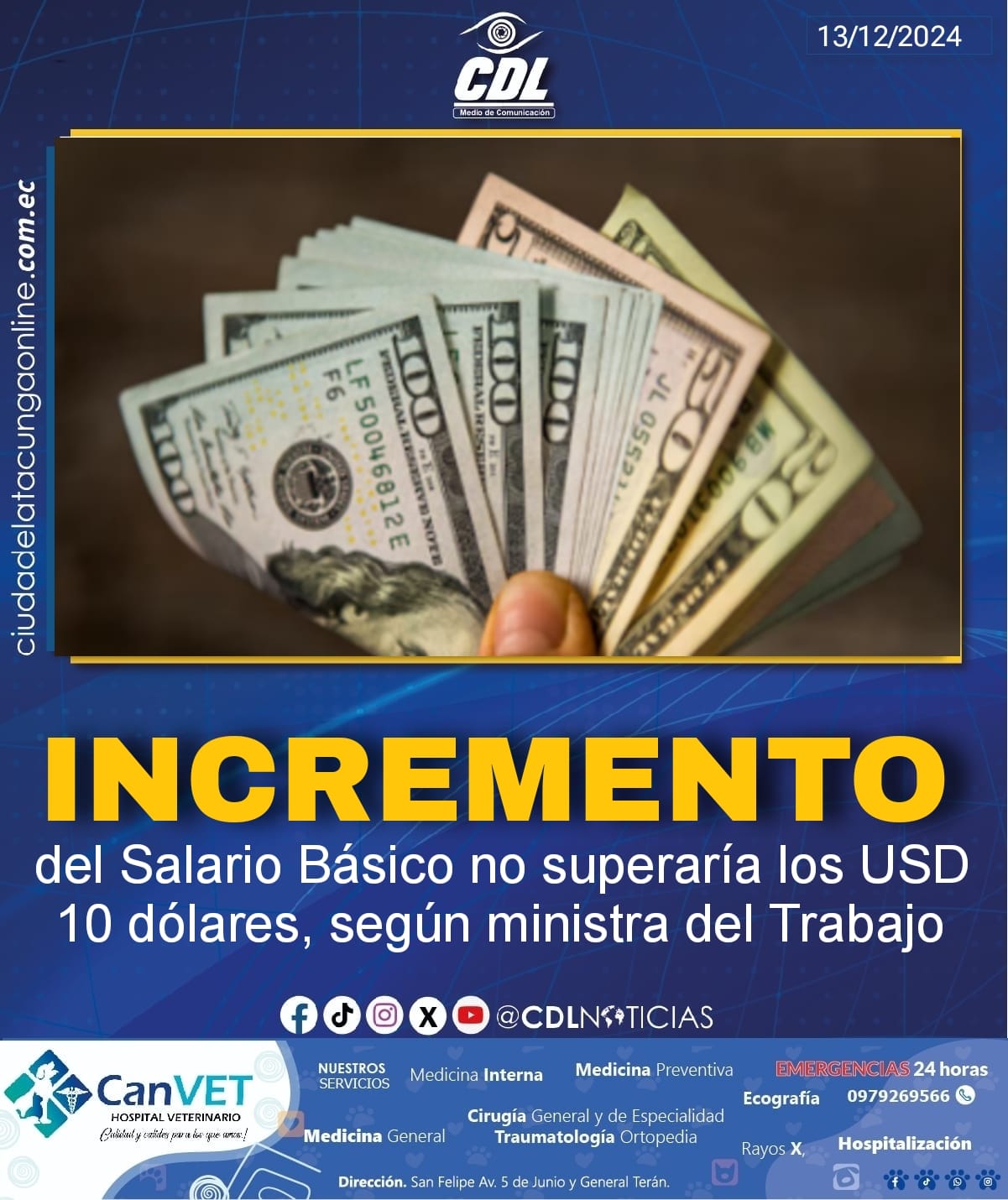 Incremento del Salario Básico no superaría los USD 10 dólares, según ministra del Trabajo