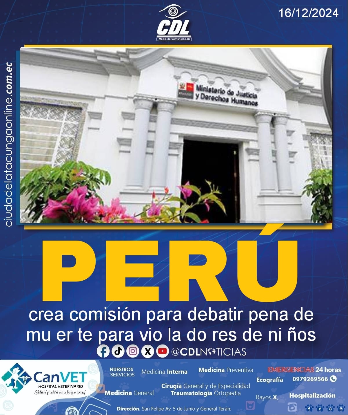 Perú crea comisión para debatir pena de mu er te para vio la do res de ni ños