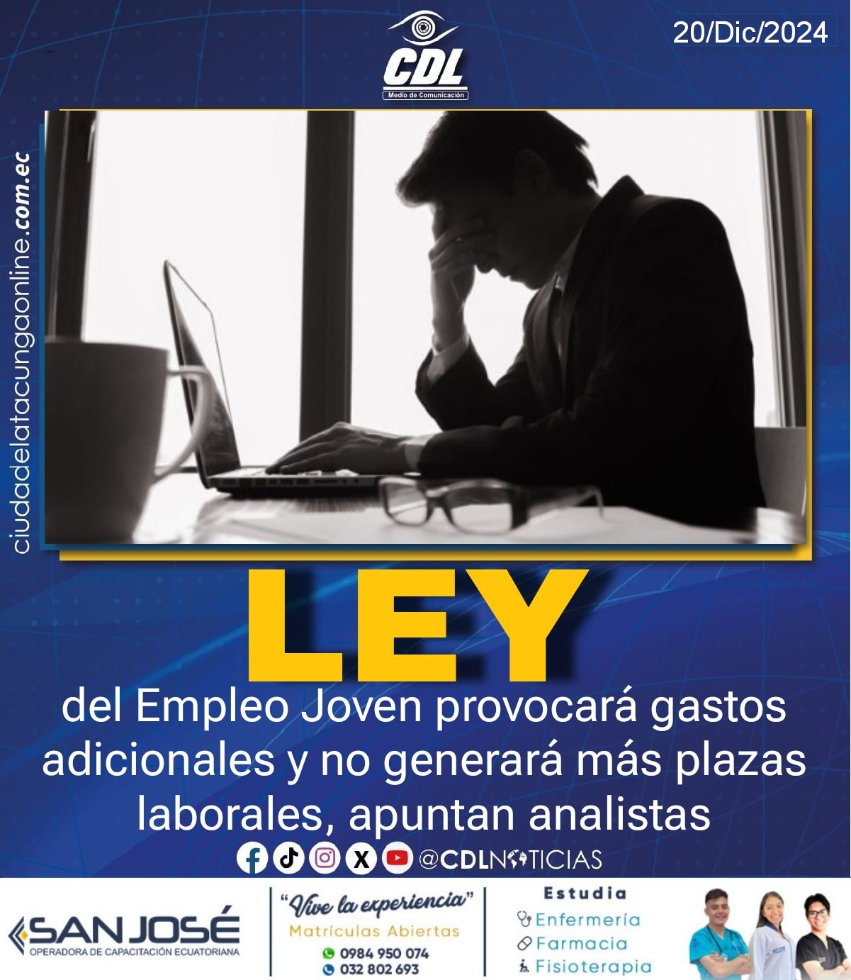 La Ley del Empleo Joven provocará gastos adicionales y no generará más plazas laborales, apuntan analistas