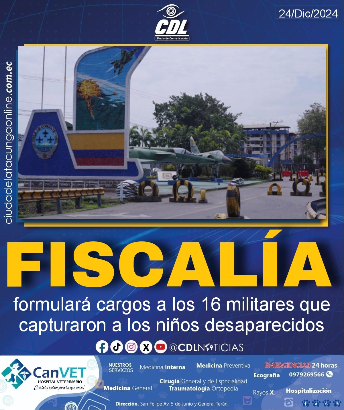 Fiscalía formulará cargos a los 16 militares que capturaron a los niños desaparecidos