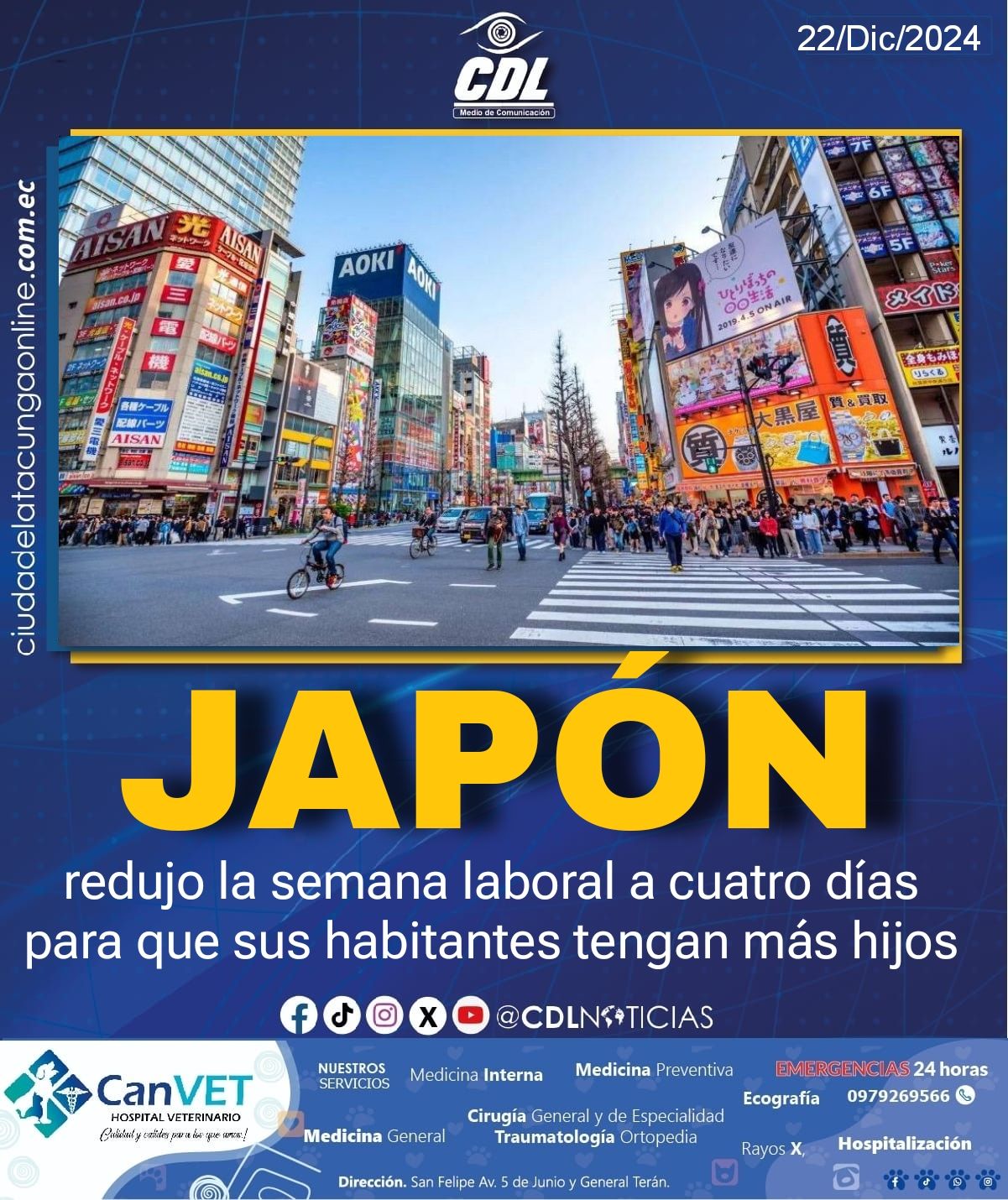 Japón redujo la semana laboral a cuatro días para que sus habitantes tengan más hijos