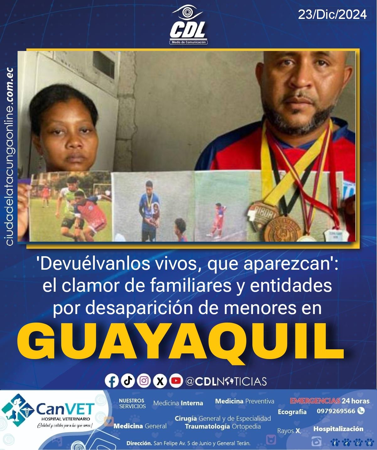 ‘Devuélvanlos vivos, que aparezcan’: el clamor de familiares y entidades por desaparición de menores en Guayaquil