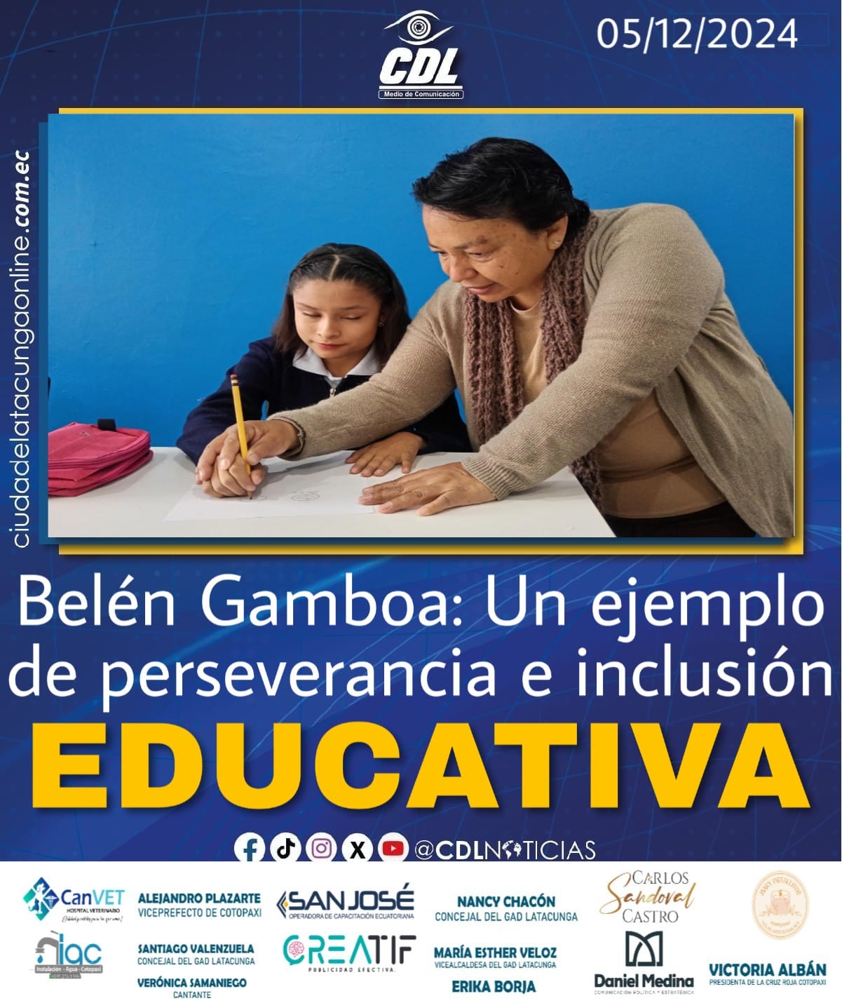 Belén Gamboa: Un ejemplo de perseverancia e inclusión educativa