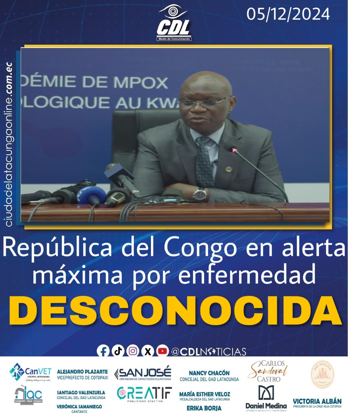 República del Congo en alerta máxima por una enfermedad desconocida que ha dejado al menos 71 muertos