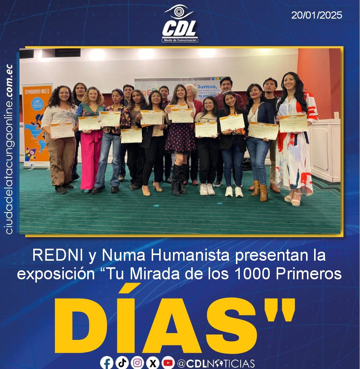 REDNI y Numa Humanista presentan la exposición “Tu Mirada de los 1000 Primeros Días”