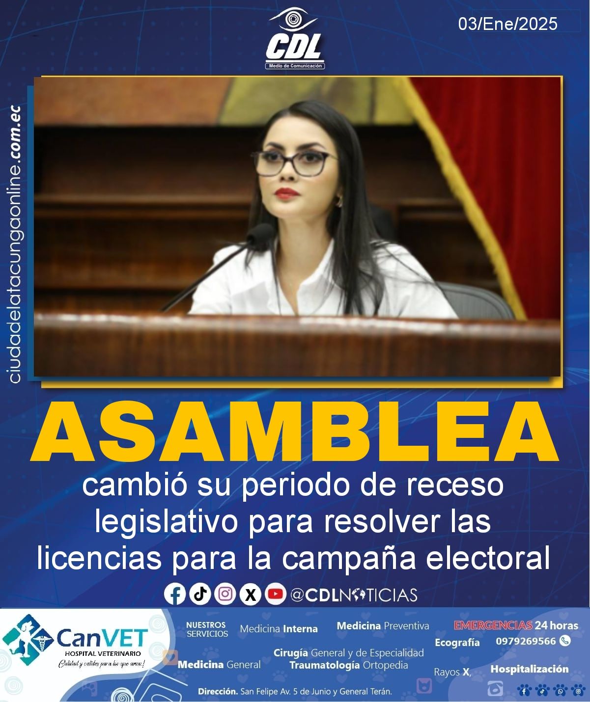 La Asamblea cambió su periodo de receso legislativo para resolver las licencias para la campaña electoral