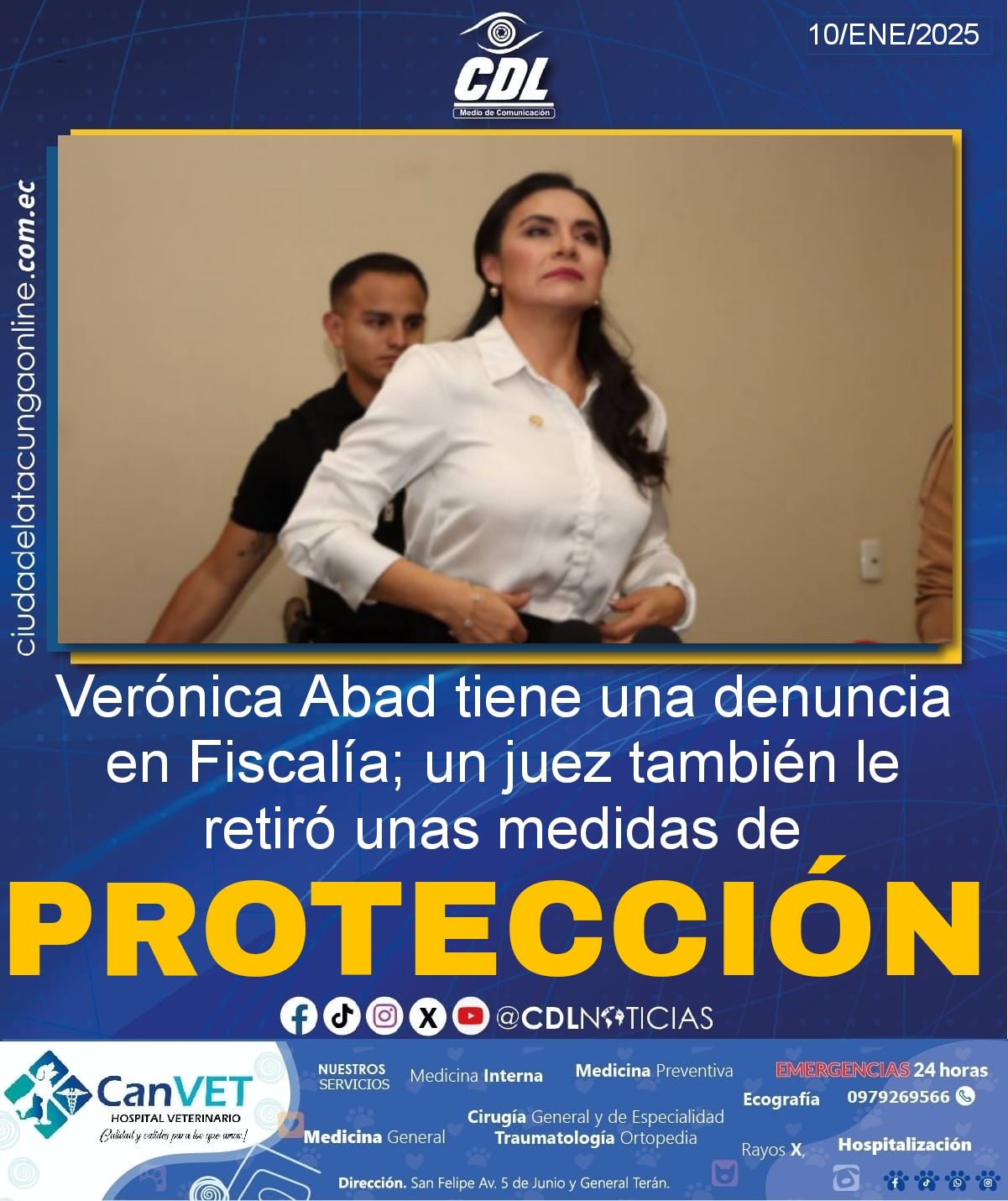 Verónica Abad tiene una denuncia en Fiscalía; un juez también le retiró unas medidas de protección