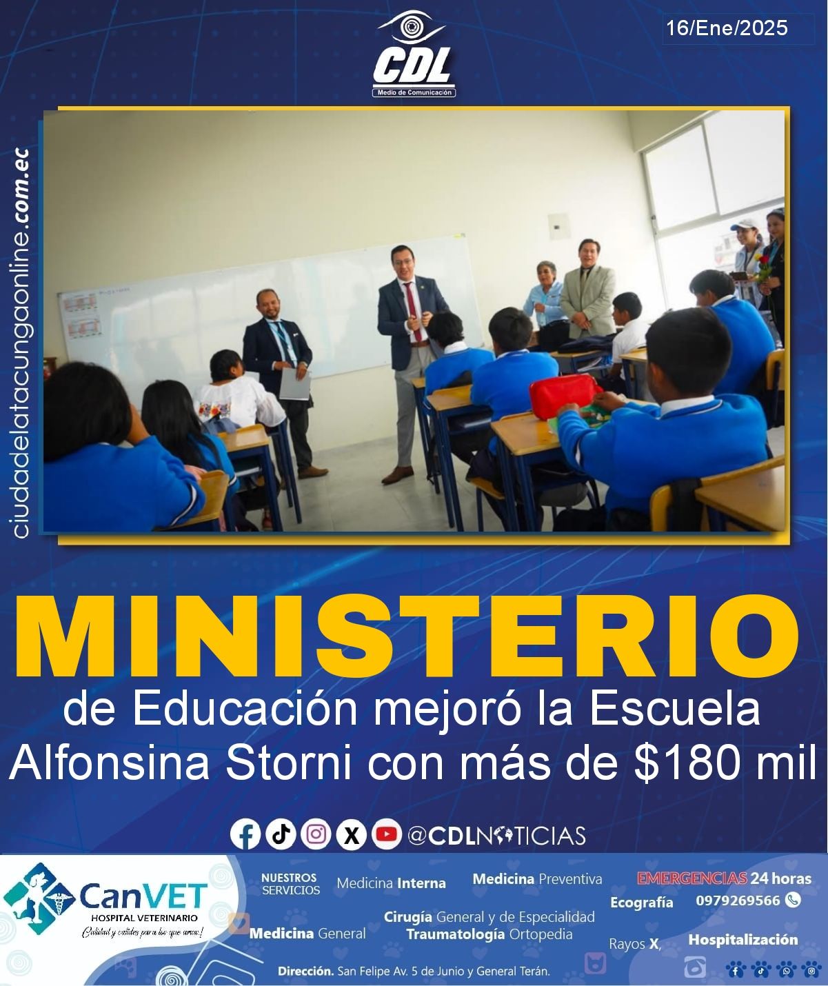 Ministerio de Educación mejoró la Escuela Alfonsina Storni con más de $180 mil