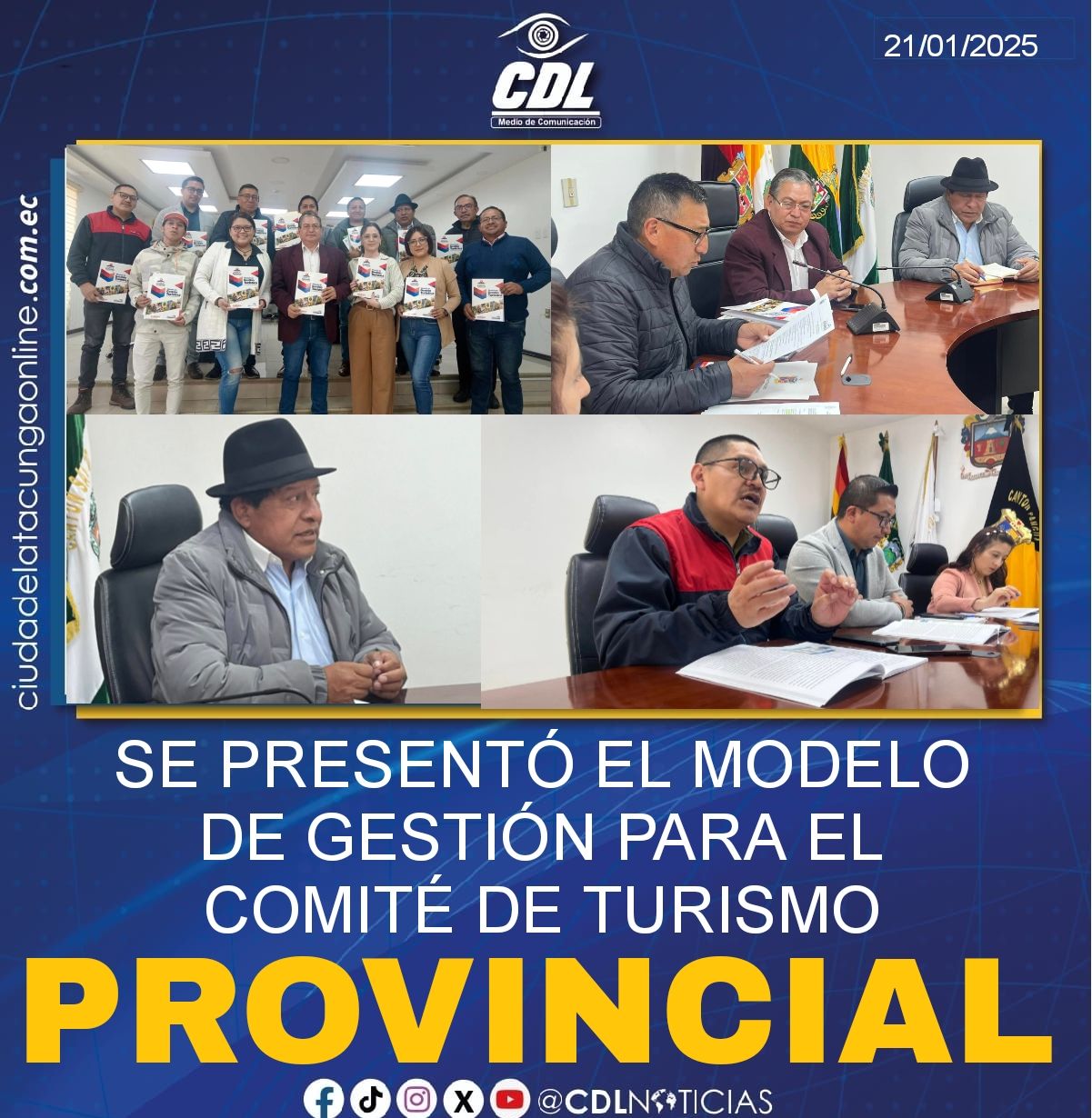 SE PRESENTÓ EL MODELO DE GESTIÓN PARA EL COMITÉ DE TURISMO PROVINCIAL