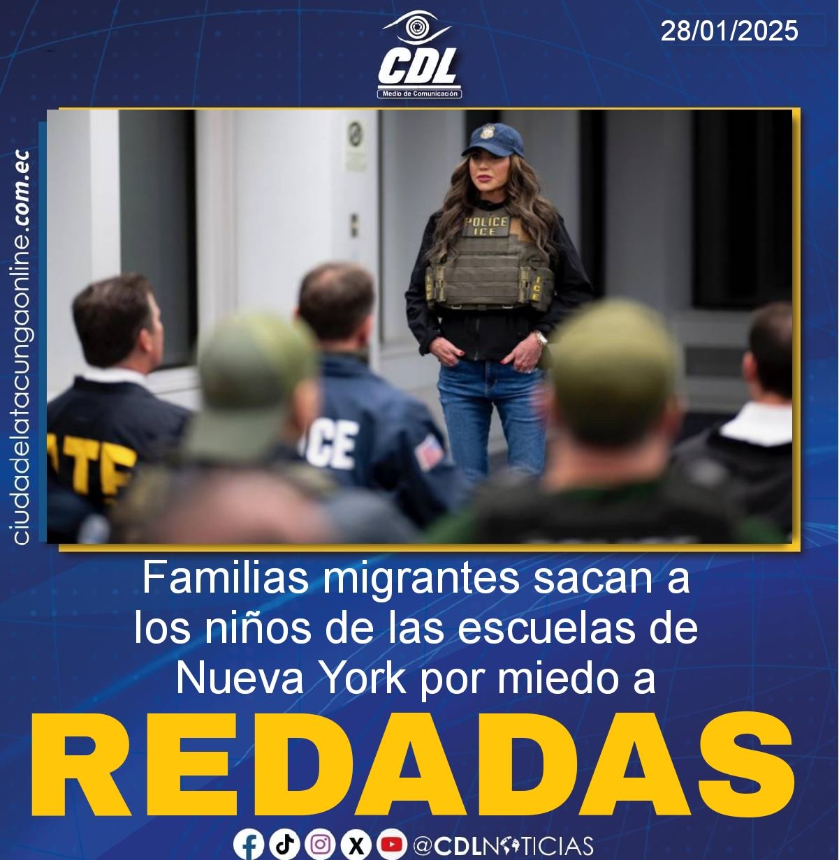 Familias migrantes sacan a los niños de las escuelas de Nueva York por miedo a redadas