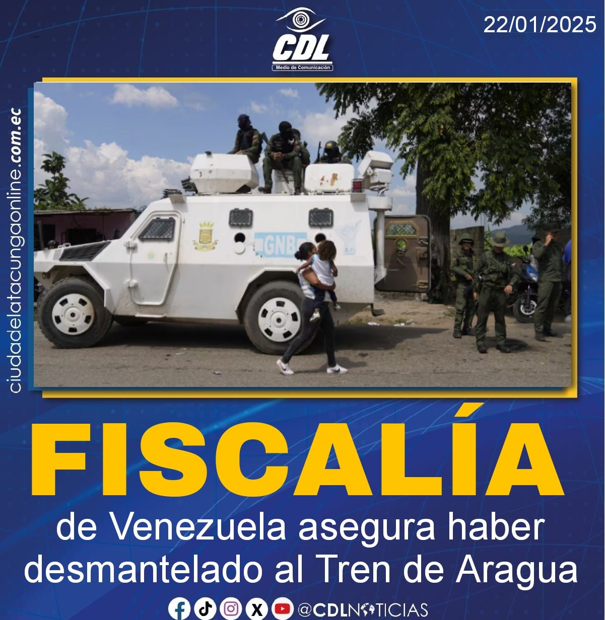 La Fiscalía de Venezuela asegura haber desmantelado al Tren de Aragua